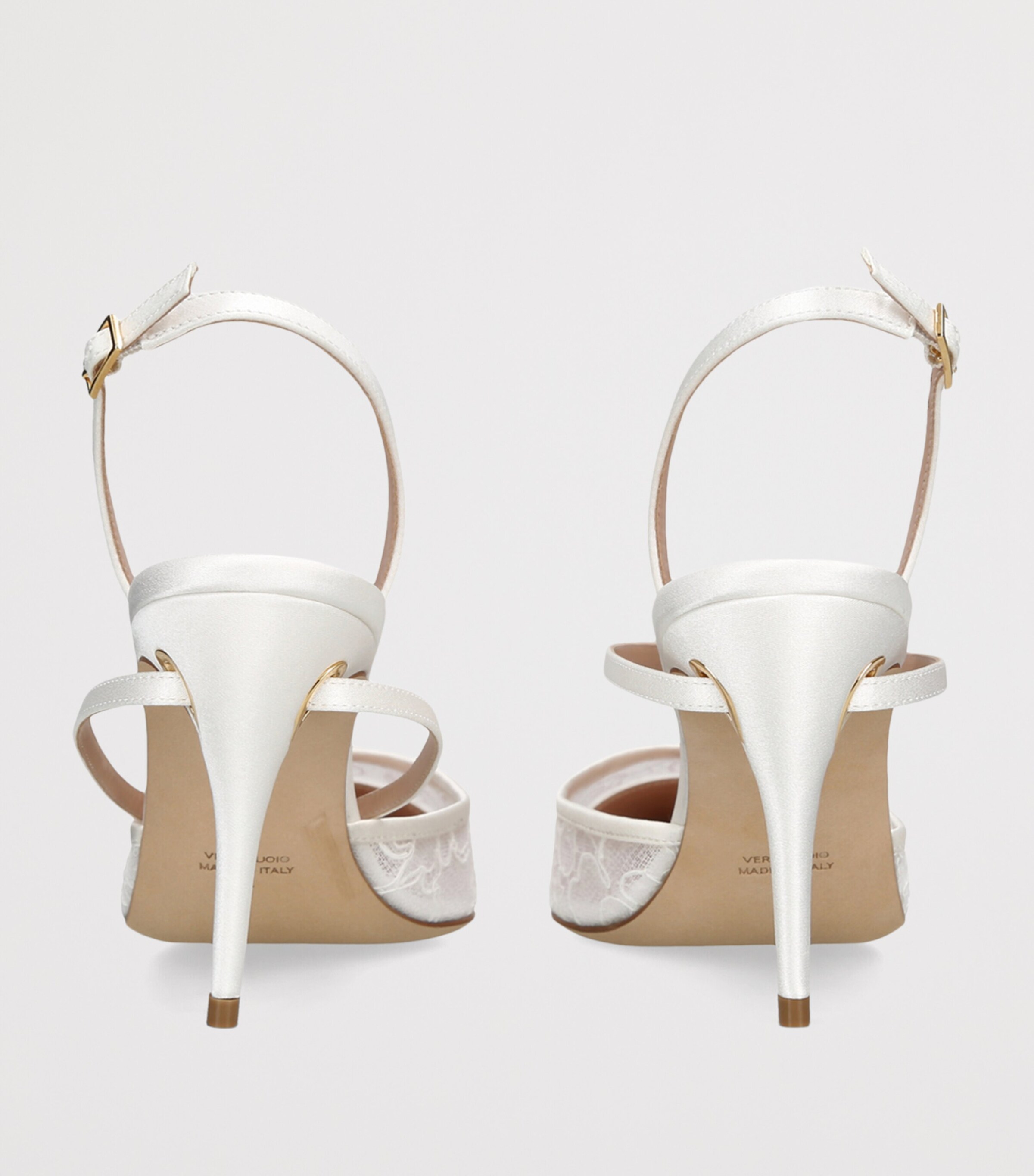 Jennifer Chamandi Vittorio Slingback Pumps 85 White Image 2