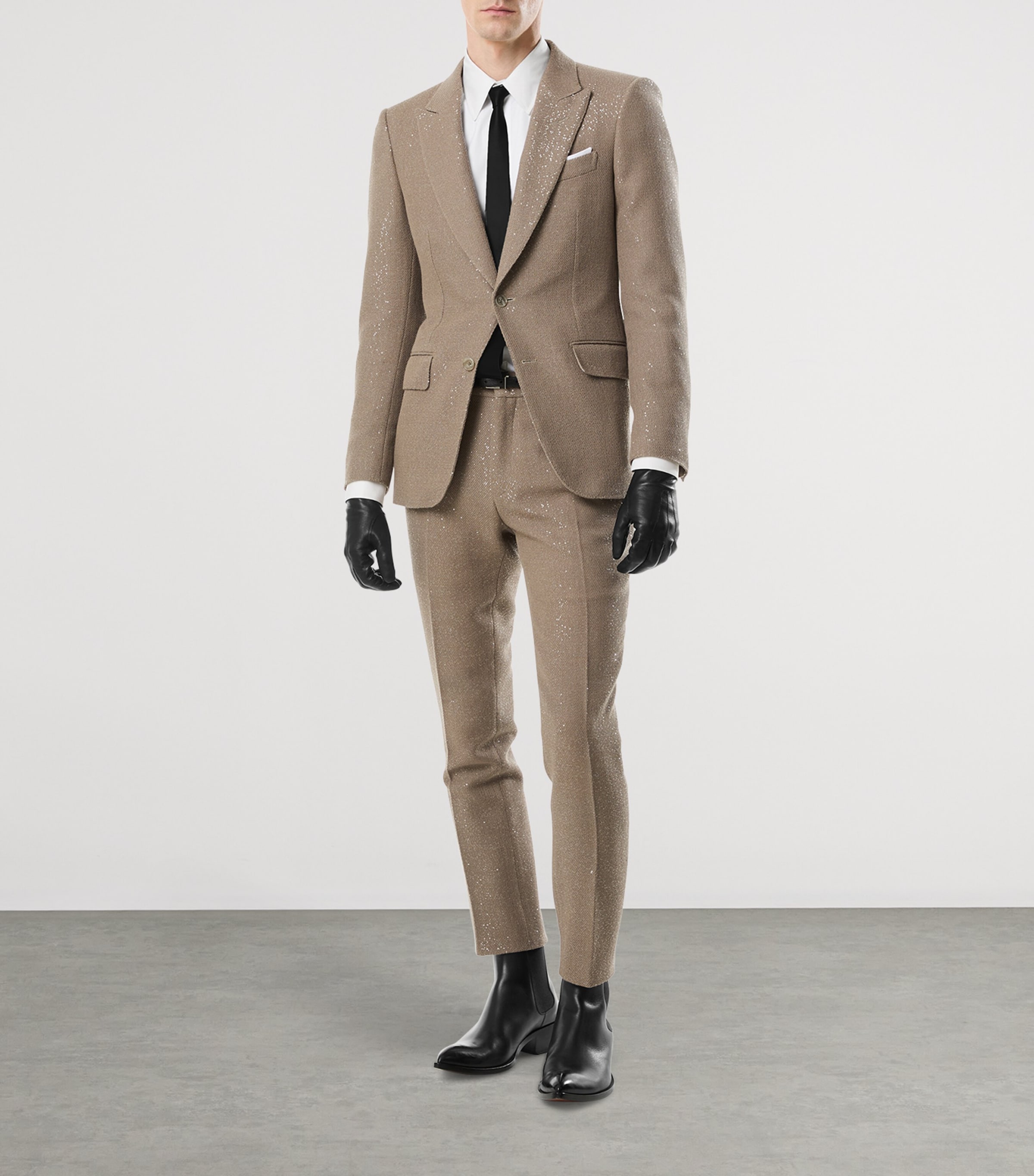 Virgin Wool-Blend Sequinned Blazer JBQ Image 3