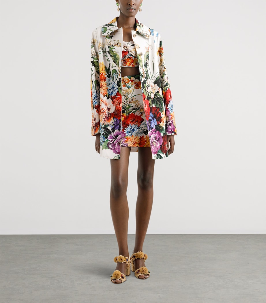 Floral Mini Skirt HA5PC-B.FIORI Image 2