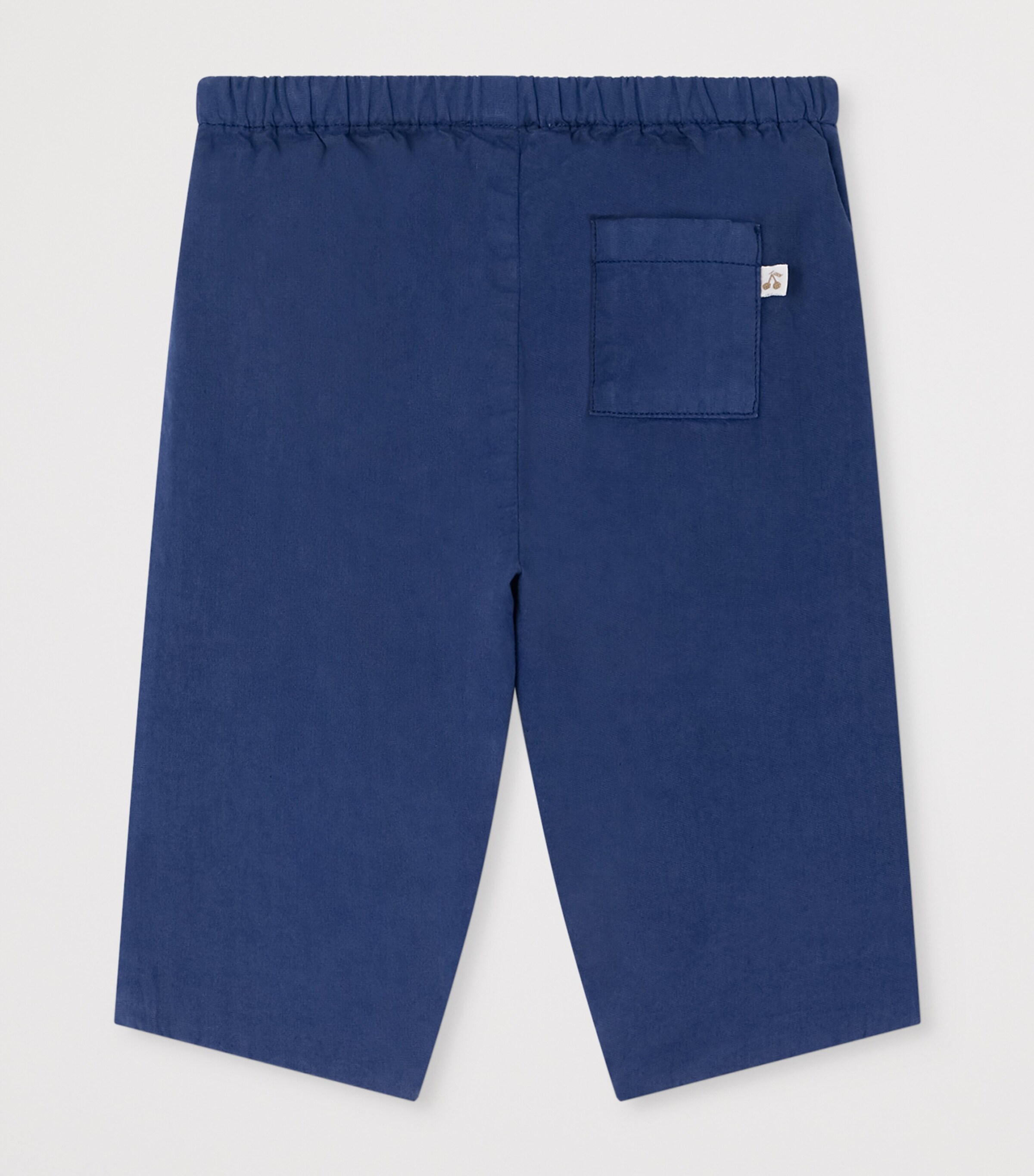 Bonpoint Cotton Dandy Trousers (6-18 Months) Indigo Image 2