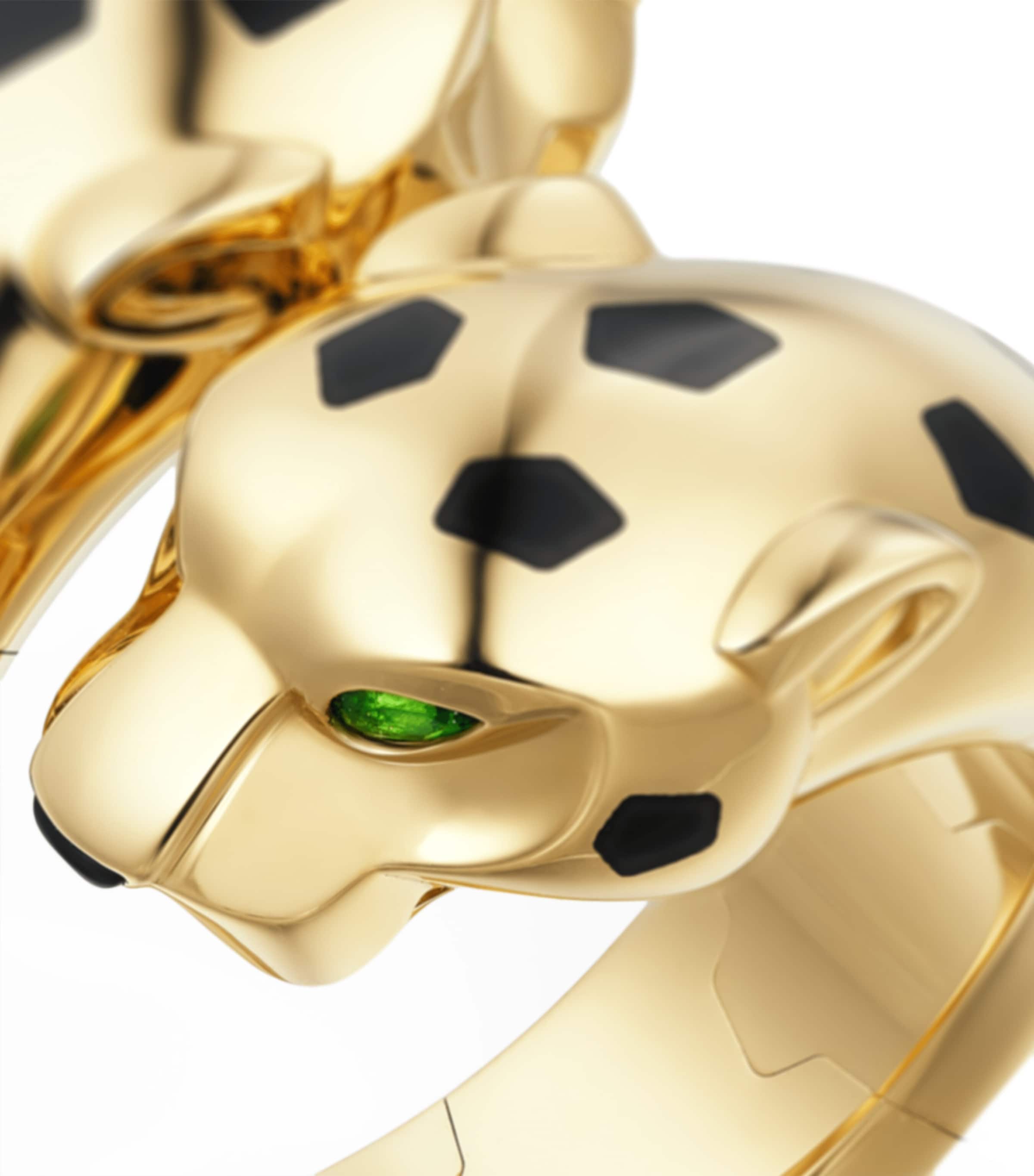 Yellow Gold, Tsavorite Garnet and Onyx Panthère de Cartier Ring YELLOW GOLD Image 5