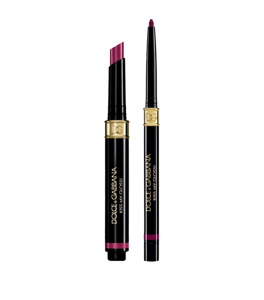Kiss My Gloss! 4D Gloss Stick & Lip Liner Duo 6 PURPLE Image 1