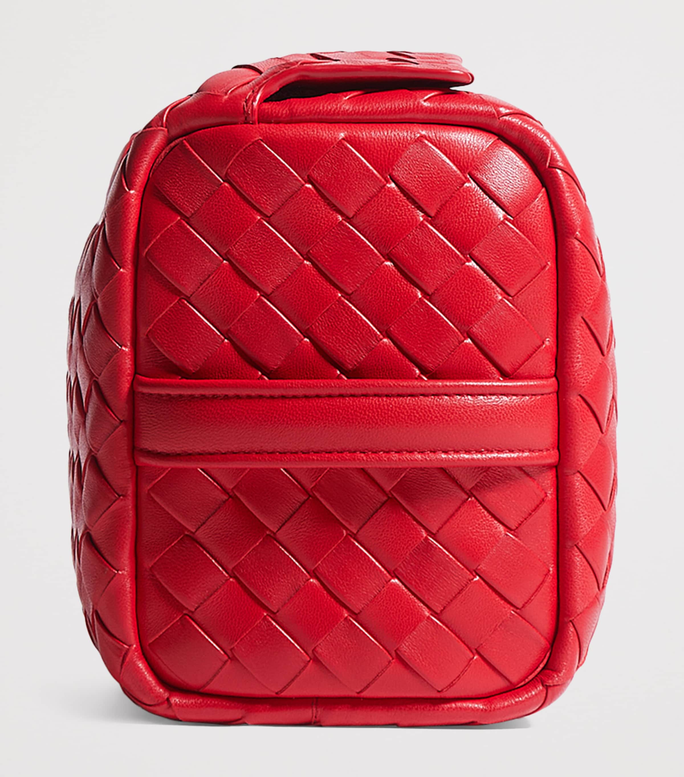 Bottega Veneta Small Leather Cubo Pouch Image 3
