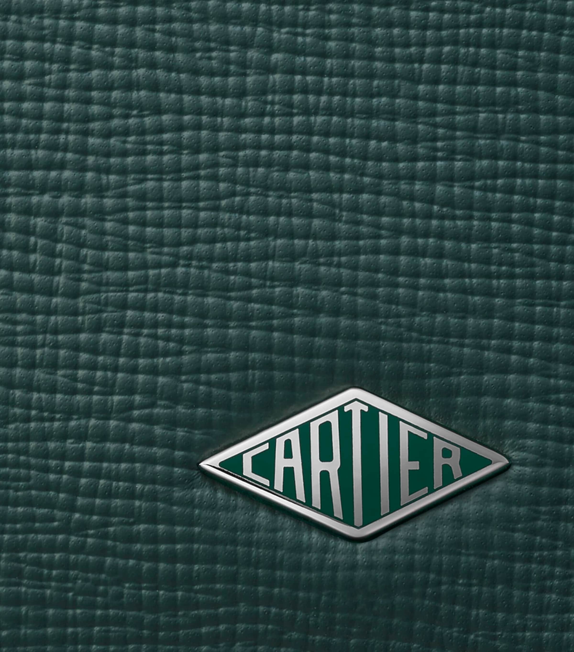 Leather Losange Wallet PINE GREEN Image 2