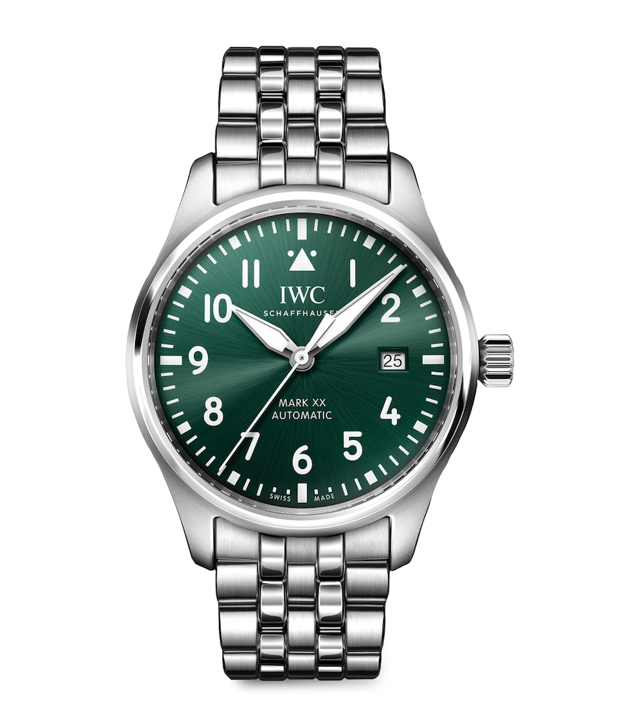 Stainless Steel Pilot's Mark XX Automatic Watch 40mm GREEN Image 1