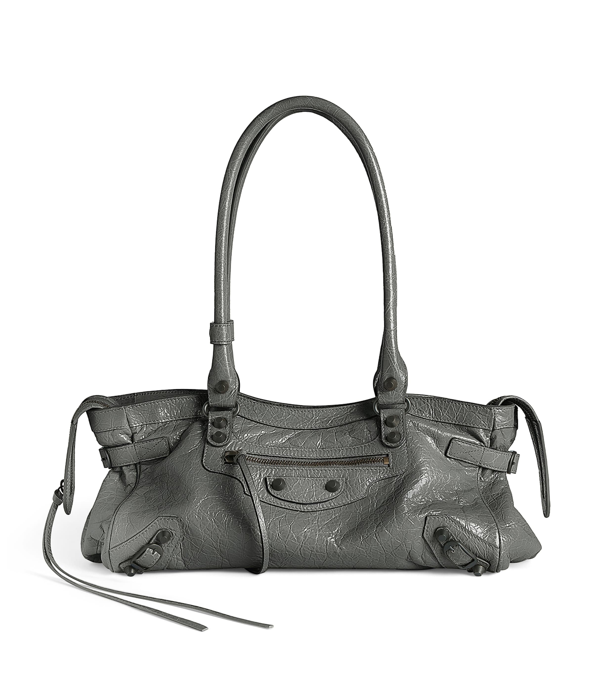 Balenciaga Lambskin Le City East-West Shoulder Bag Image 1