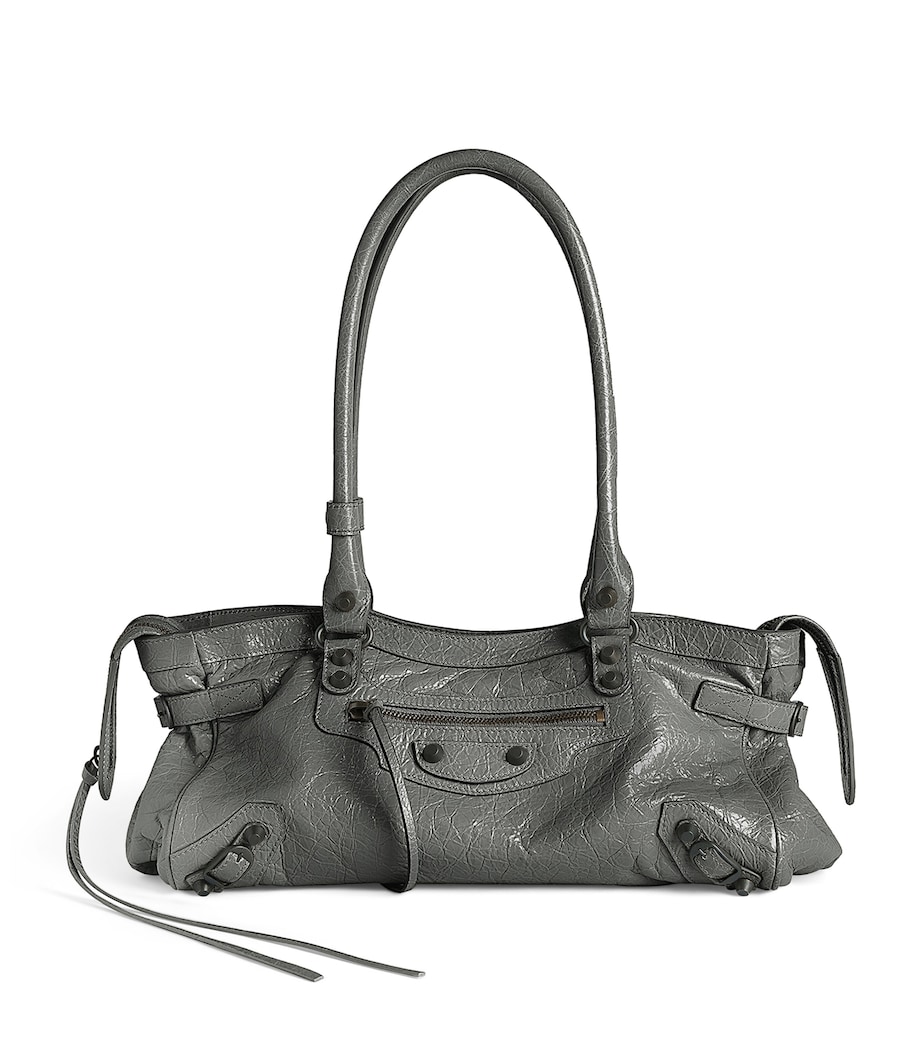 Balenciaga Lambskin Le City East-West Shoulder Bag Image 1