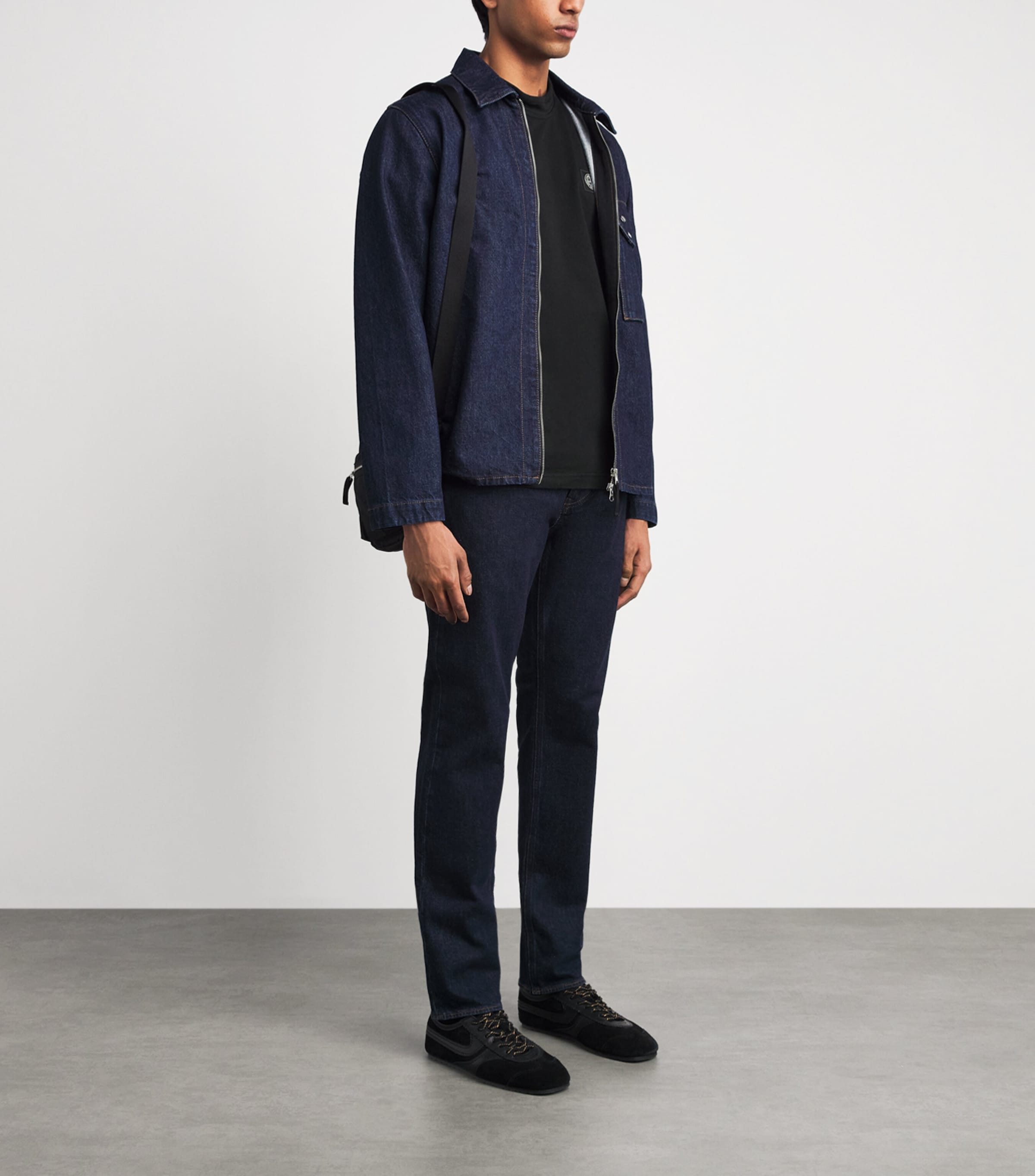Stone Island Mens Organic Cotton Old Effect T-Shirt Image 2