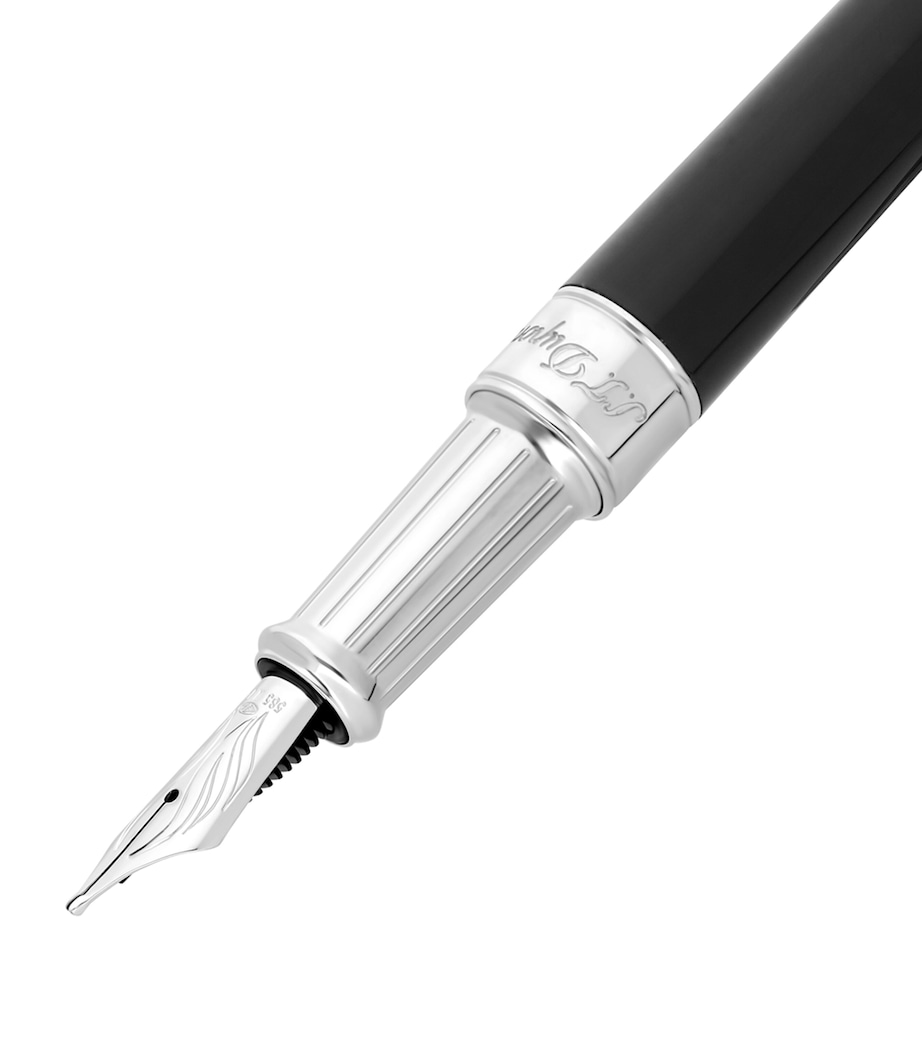 Line D Eternity Fountain Pen BLACK/SILVER Image 2