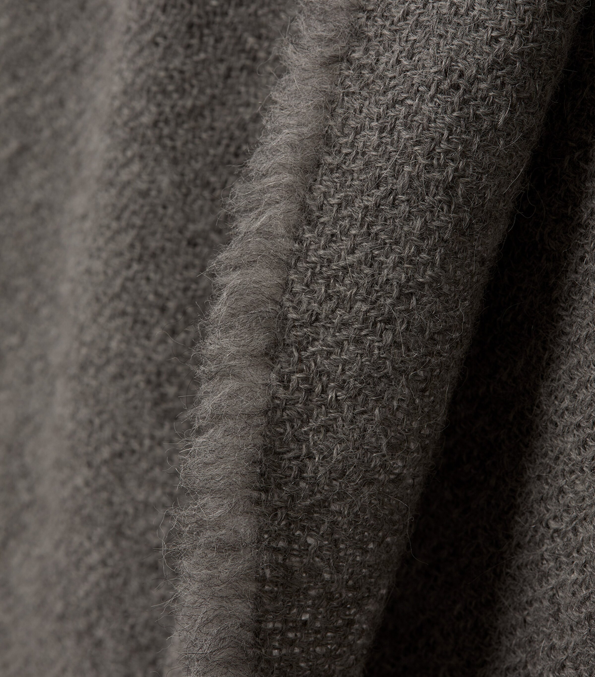 Society Limonta Alpaca Paka Throw (150cm x 200cm) Argento Image 2