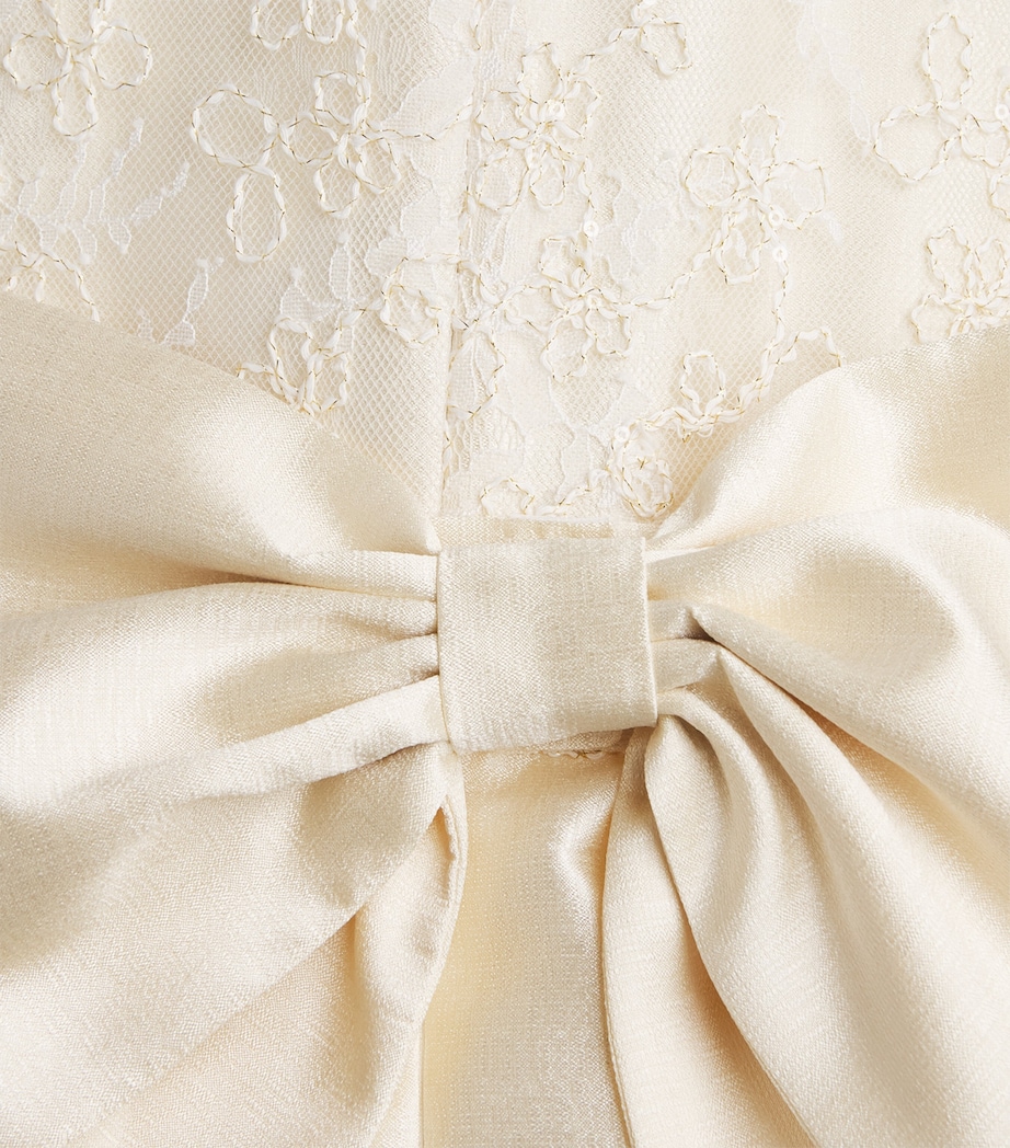 Lace-Trim Dress (4-14 Years) ORO-GOLD Image 3