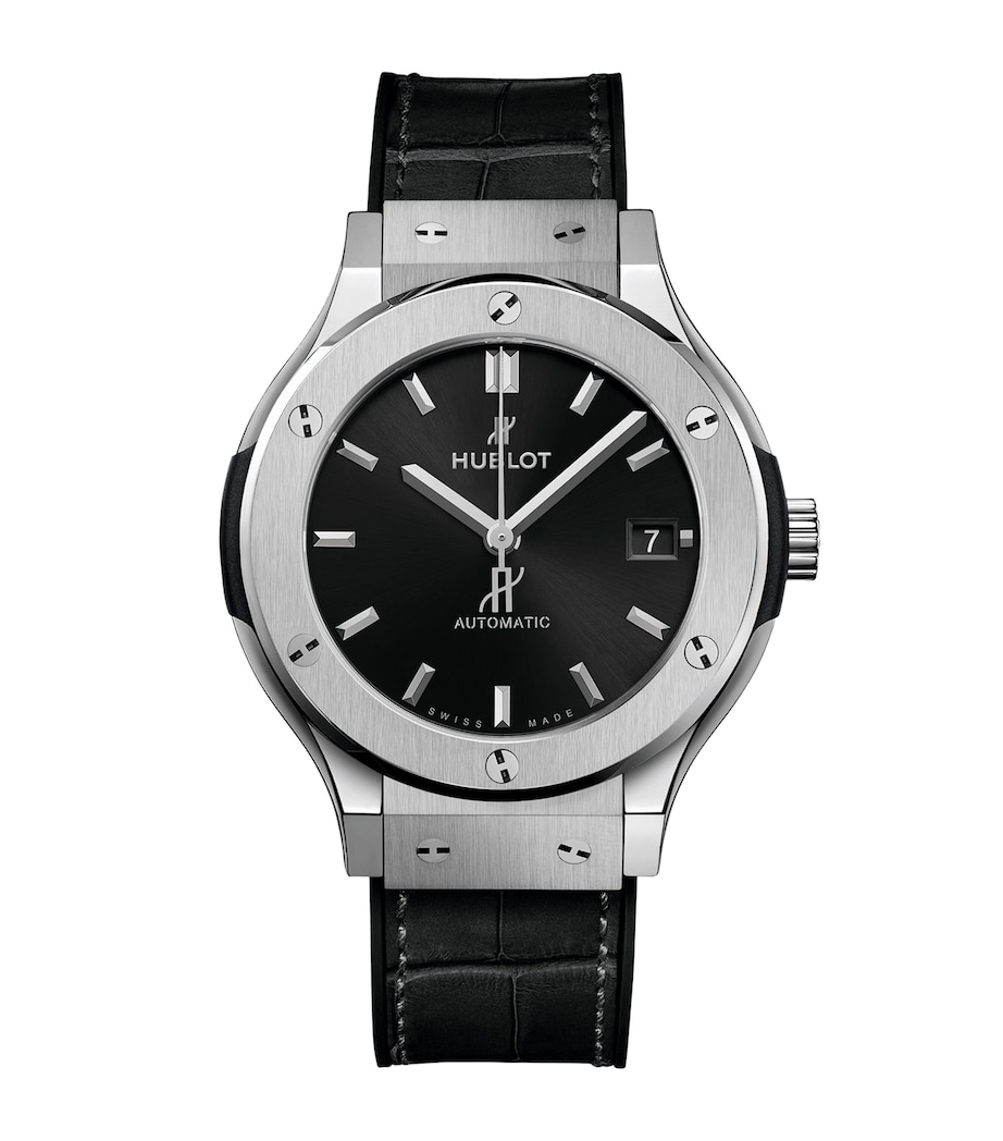 Titanium Classic Fusion Watch 38mm BLACK Image 1