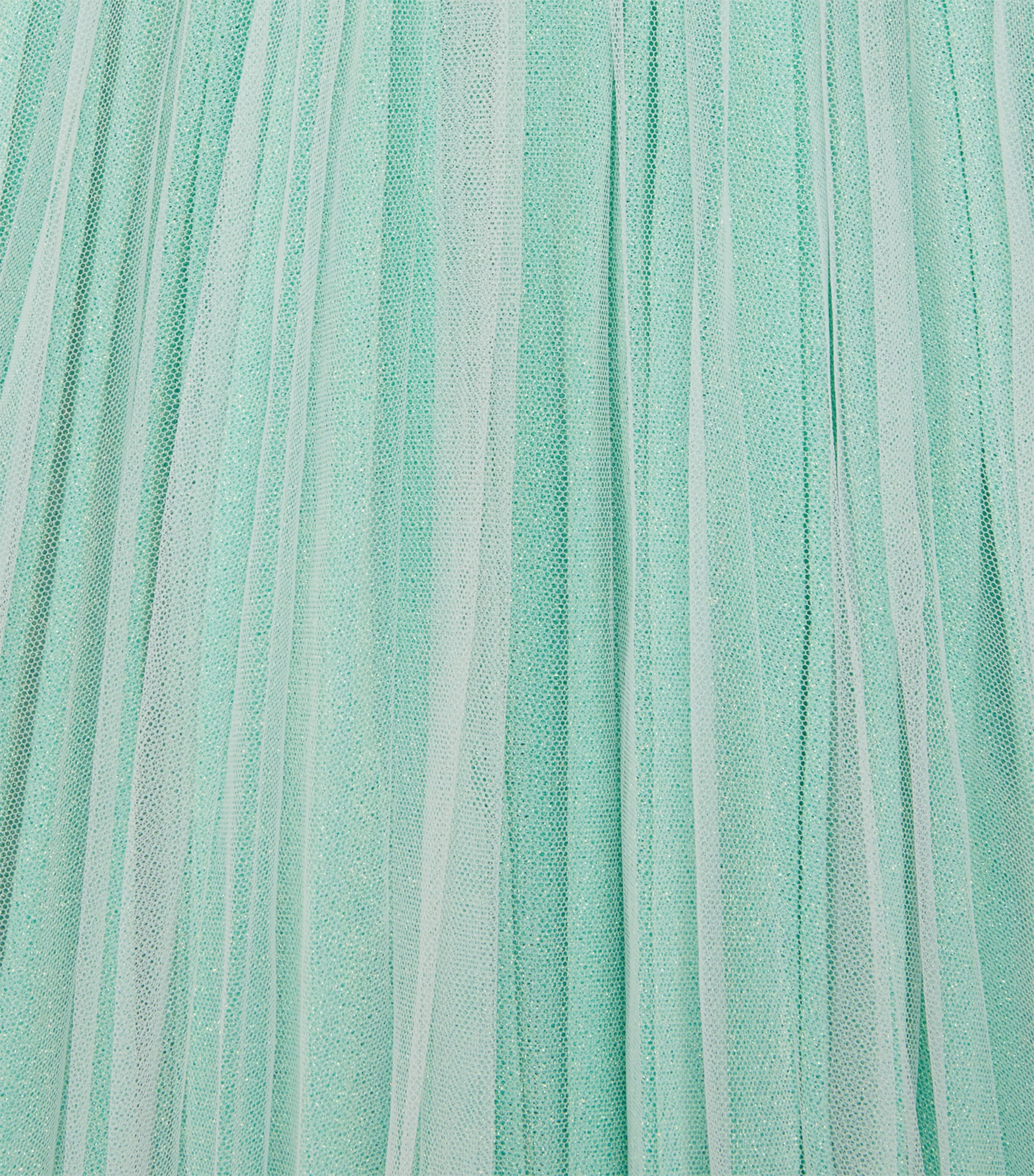 Tulle Pleated Skirt (2-12 Years) 68MDISCORD GREEN Image 4
