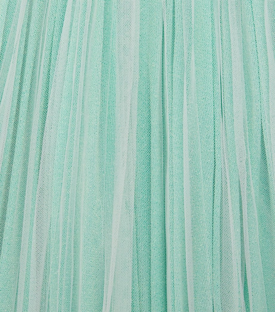 Tulle Pleated Skirt (2-12 Years) 68MDISCORD GREEN Image 4