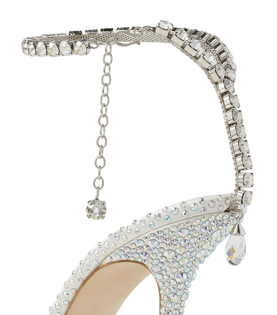 Saeda 100 Crystal Embellished Pumps IVORY/CRYSTAL Image 4