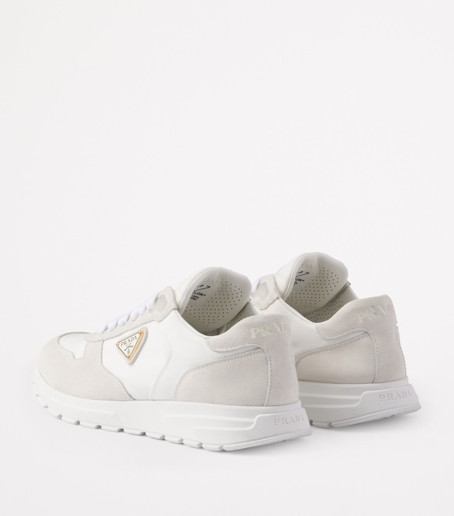 Re-Nylon and Suede Prax 2.0 Low-Top Sneakers F0009 Image 4