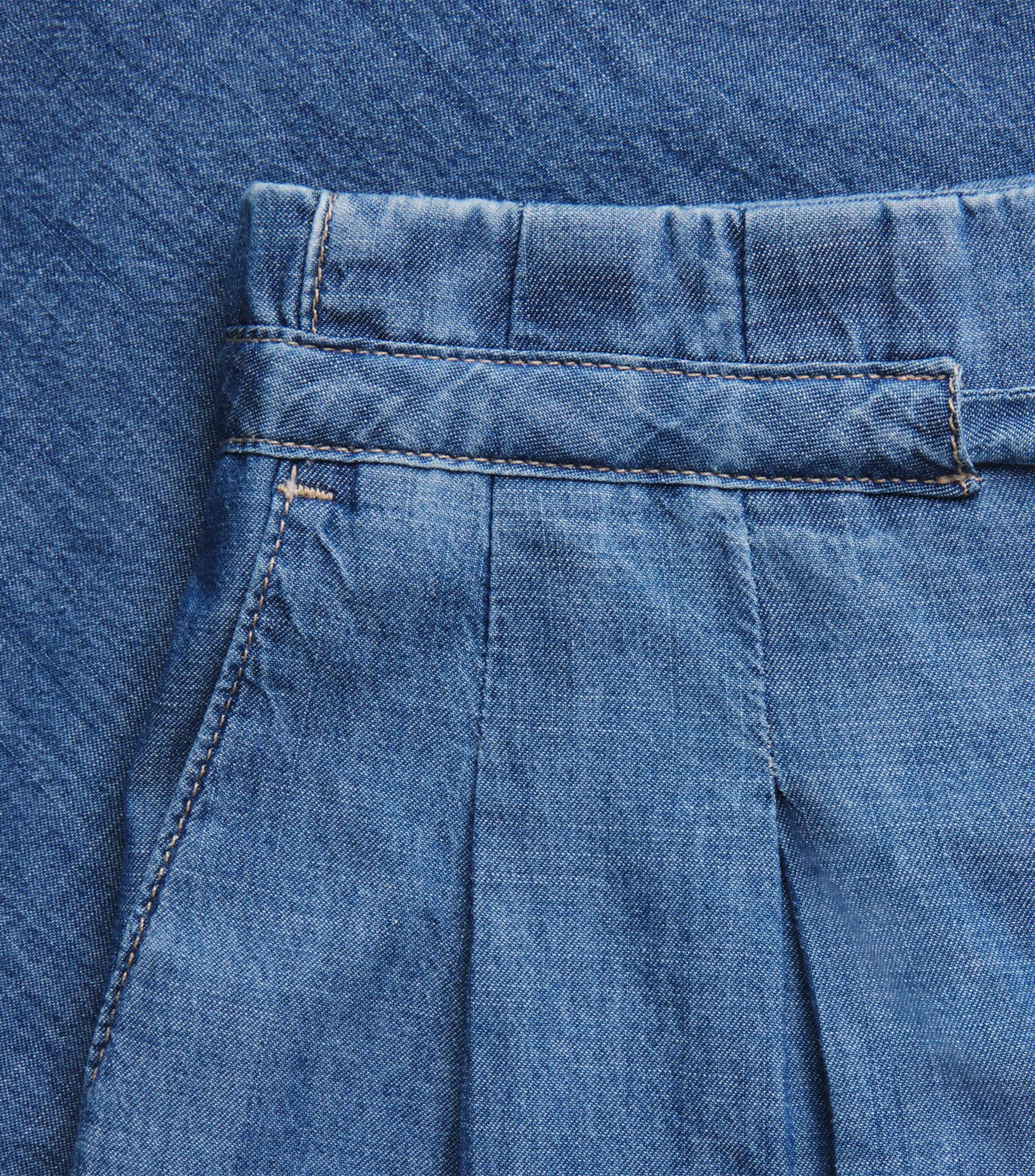 PAIGE Womens Drawstring Ingrid Wide-Leg Jeans Azusa Image 6