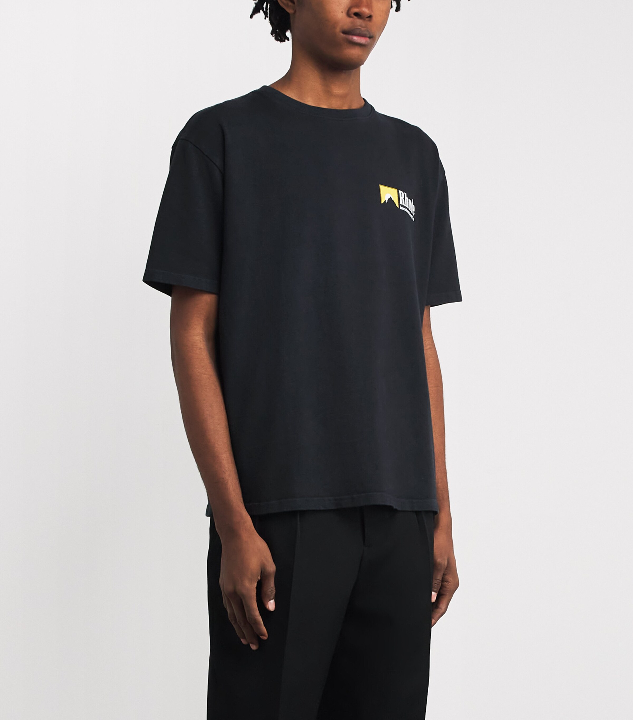 Cotton International Racing T-Shirt VINTAGE BLACK/ 0027 Image 3