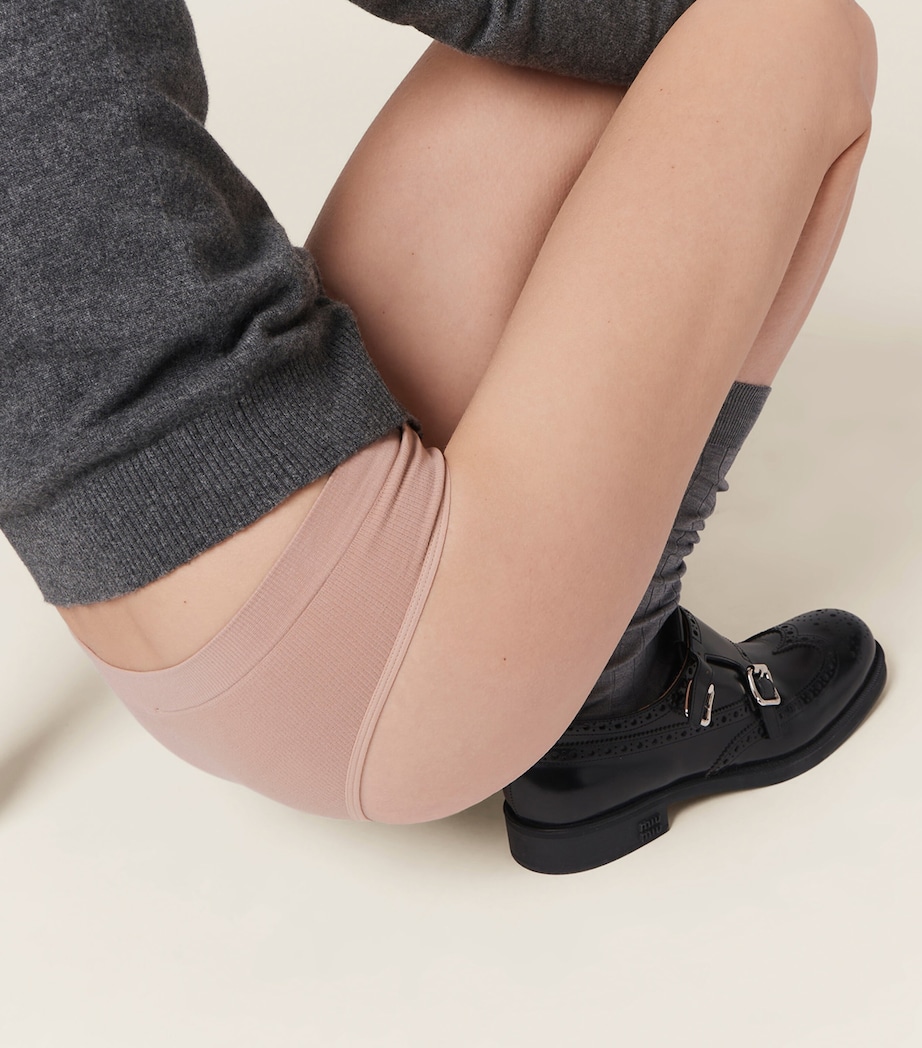 Ribbed Seamless Briefs F0A48 Image 3