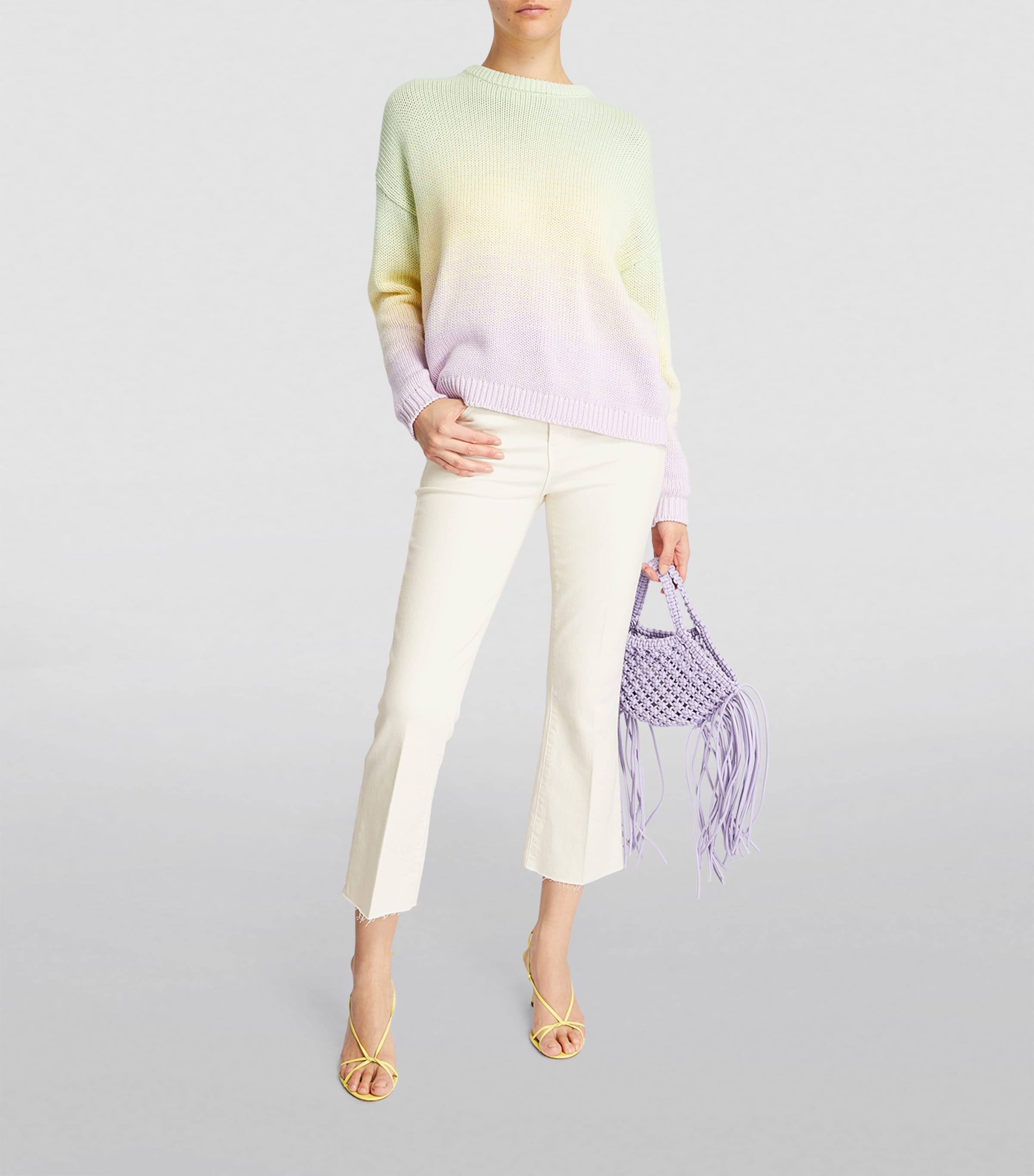 Kendra Flared Cut Jeans VINTAGE WHITE Image 2