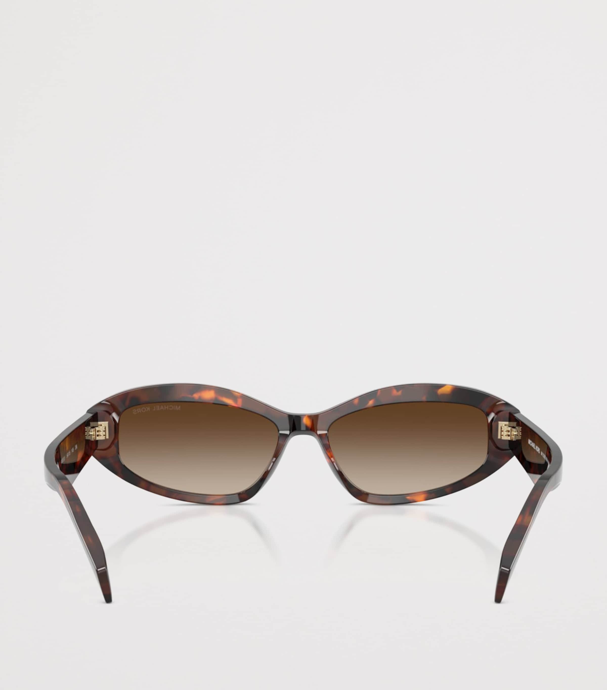 Michael Kors Wilmington Oval Sunglasses Brown Image 4