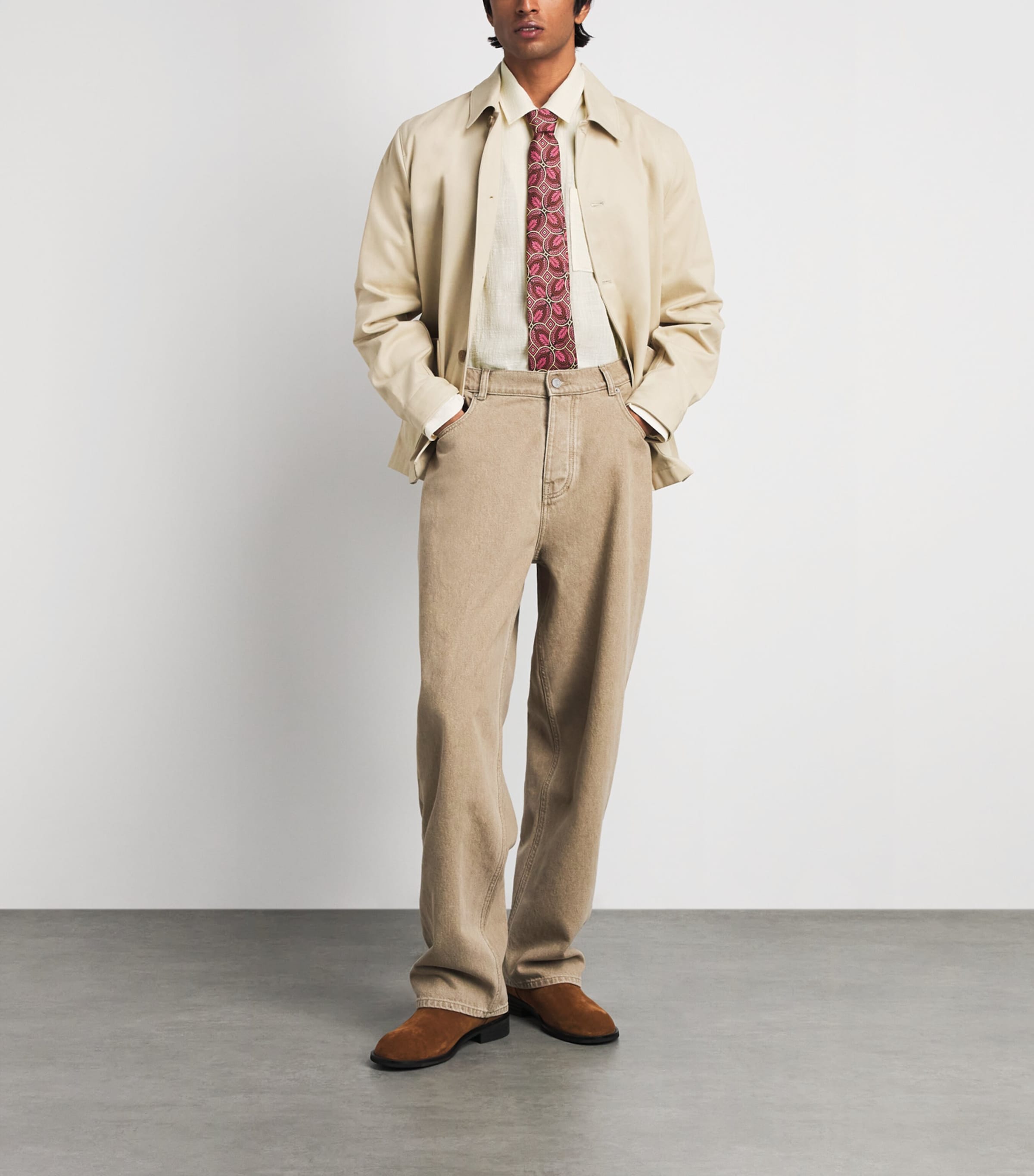 Séfr Mens Cotton Everyday Shirt Off White Image 2