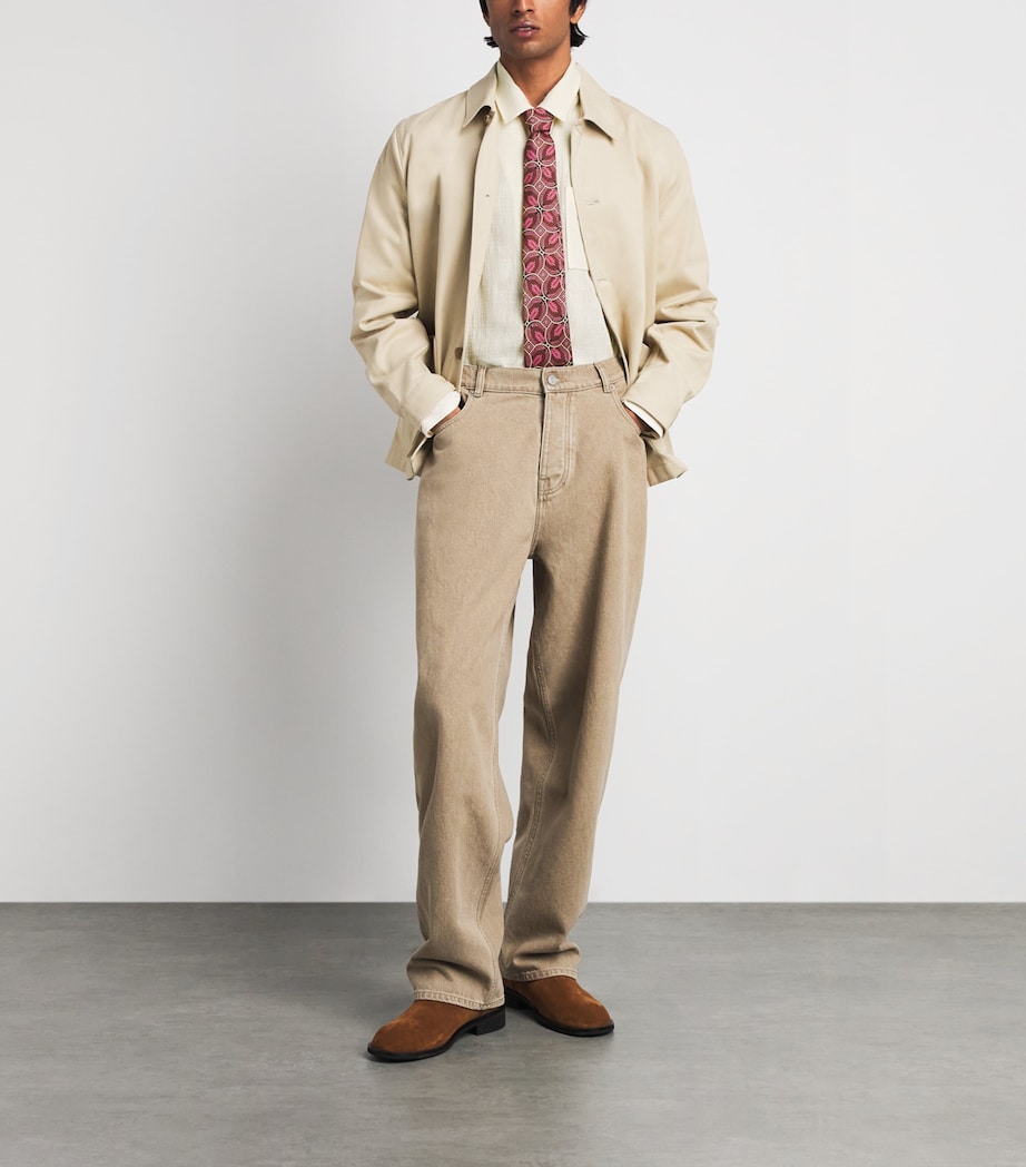 Séfr Mens Cotton Everyday Shirt Off White Image 2