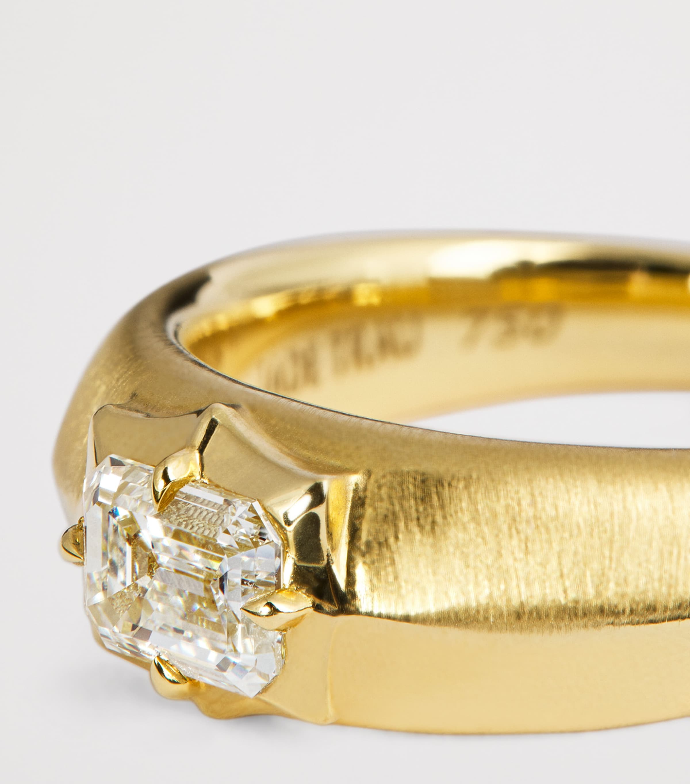 Yellow Gold and Diamond Frankie Vanguard Ring YELLOW GOLD Image 5