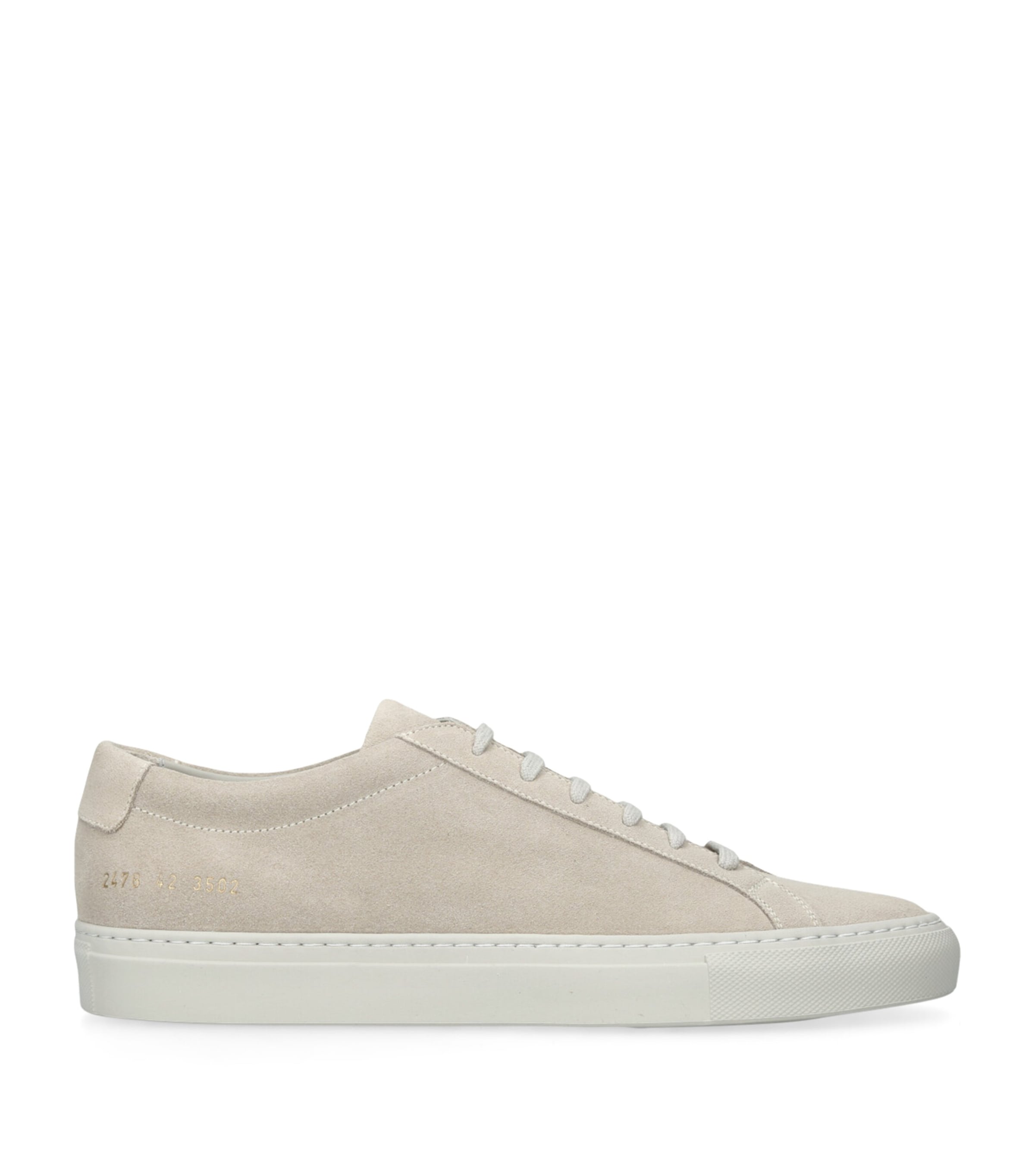 Common Projects Suede Achilles 2.0 Sneakers | Men Clothing | Workwear | Men Shoes | Trainers | Low-Top Trainers | Designers | Common Projects