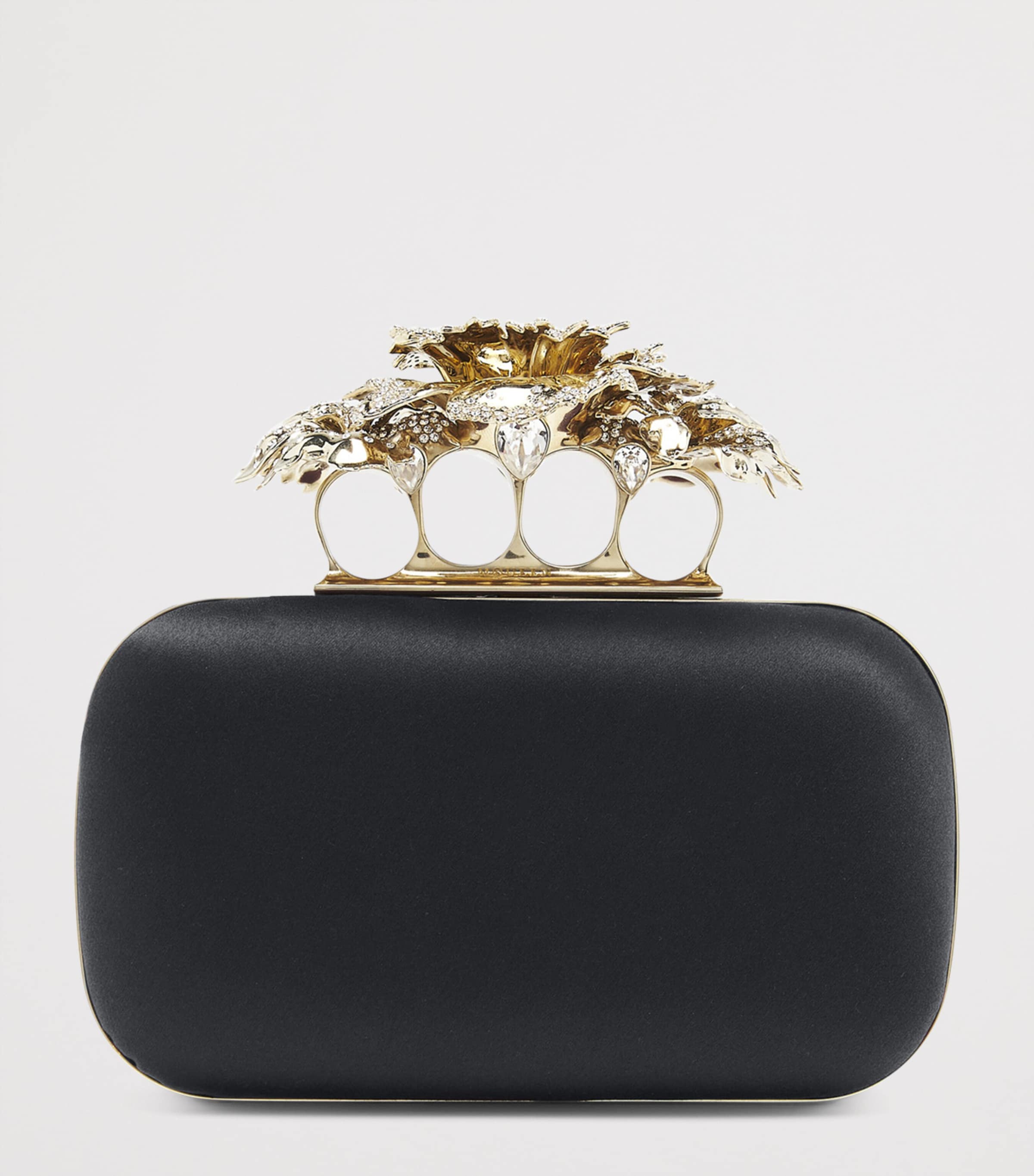 Silk Carnation Knuckle Clutch Bag 1000 Image 2