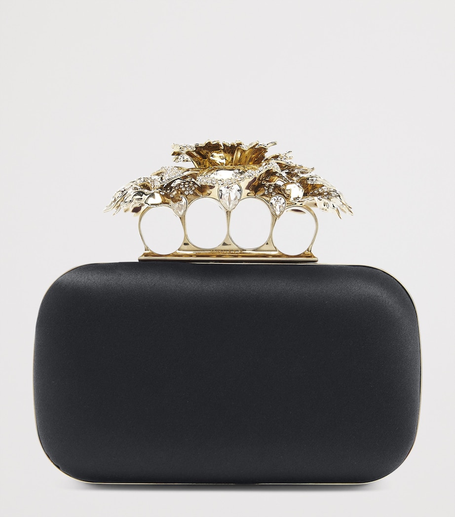 Silk Carnation Knuckle Clutch Bag 1000 Image 2