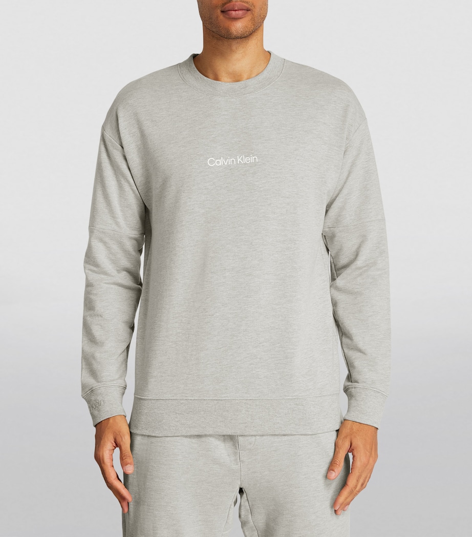 Crew-Neck Sweatshirt GREY HEATHER Image 3