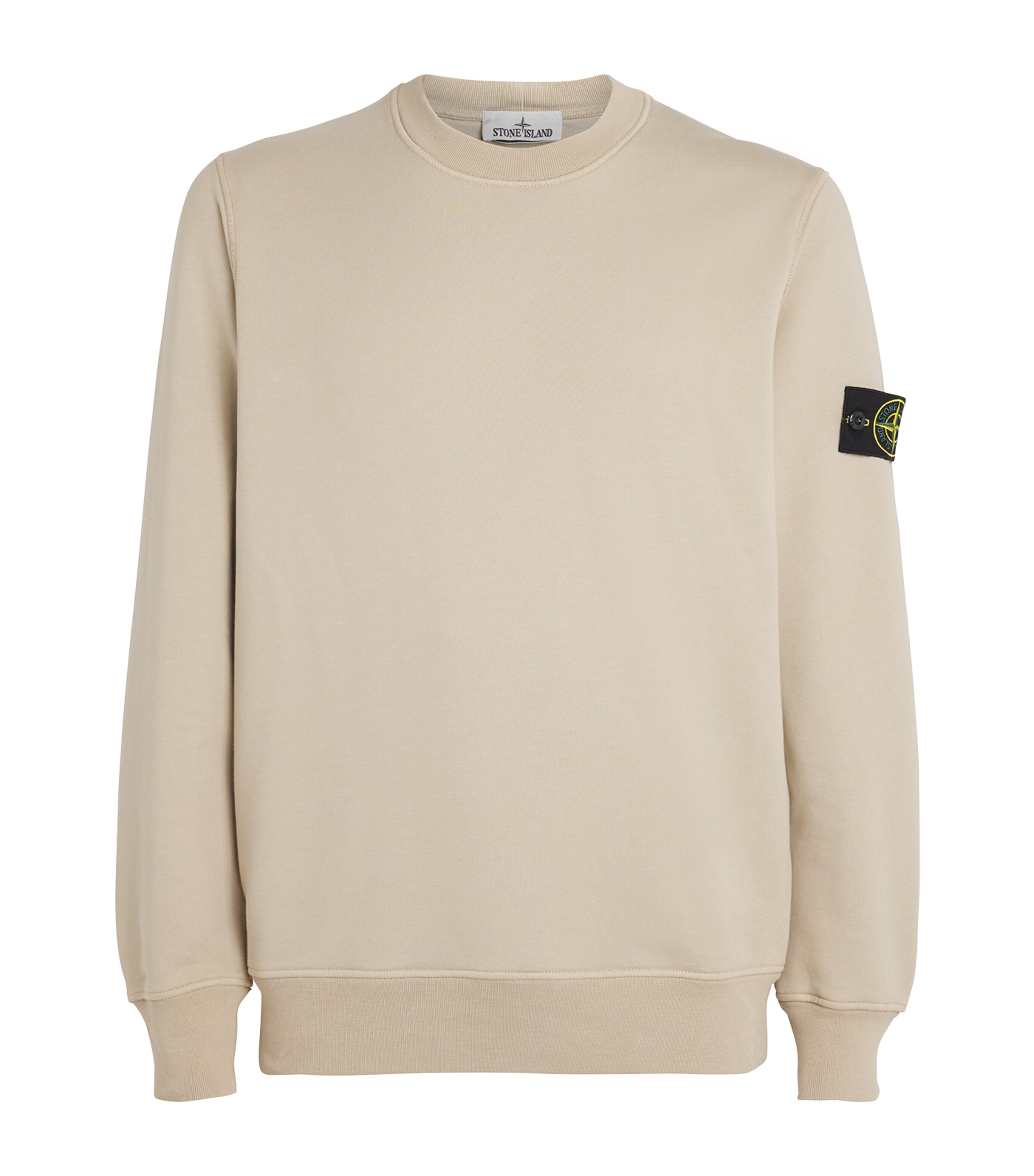 Stone Island Cotton Compass Logo Sweatshirt | Men Clothing | Sweatshirts & Hoodies | Designers | Stone Island