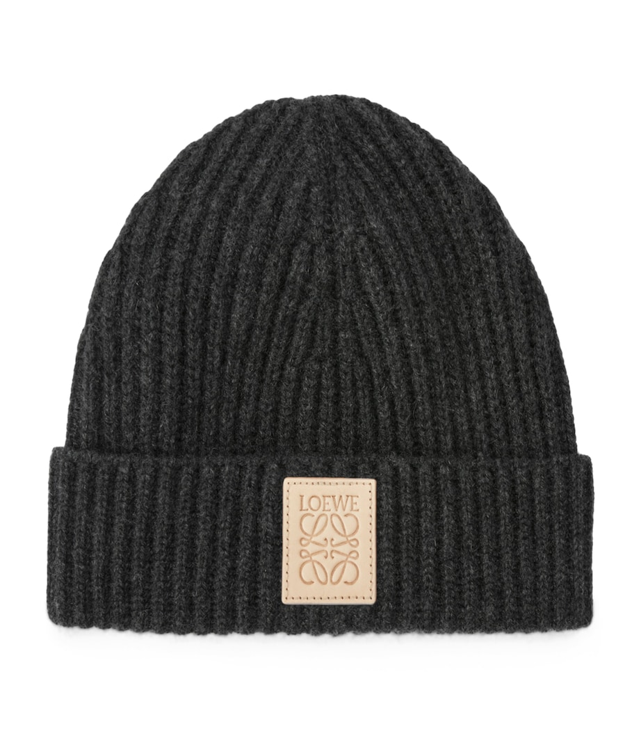 Cashmere Beanie BLACK Image 1