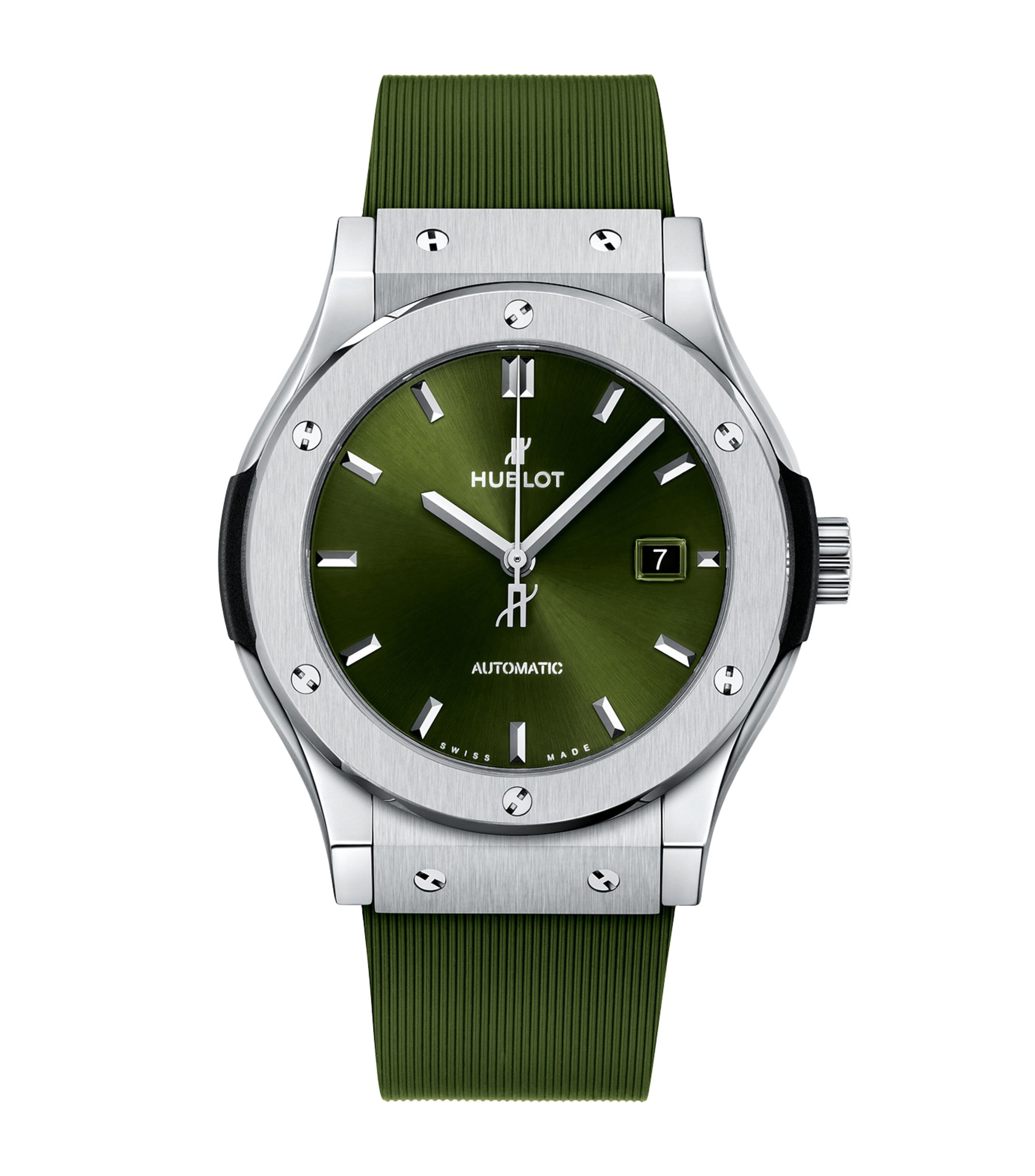 Hublot Titanium Classic Fusion Watch In Green