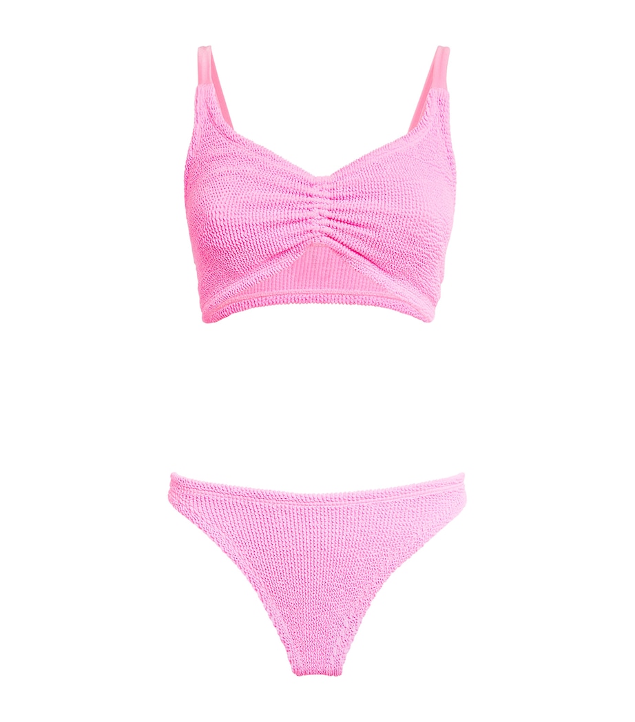 Hunza G Womens Post-Mastectomy Bikini Bubblegum Image 1