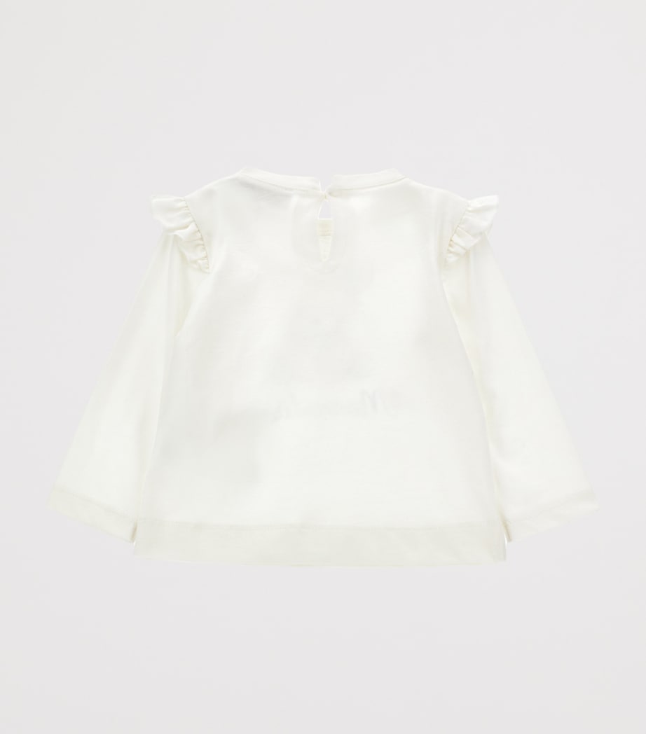 Cotton Teddy Bear Top (6-36 Months) PANNA+CELESTE Image 2