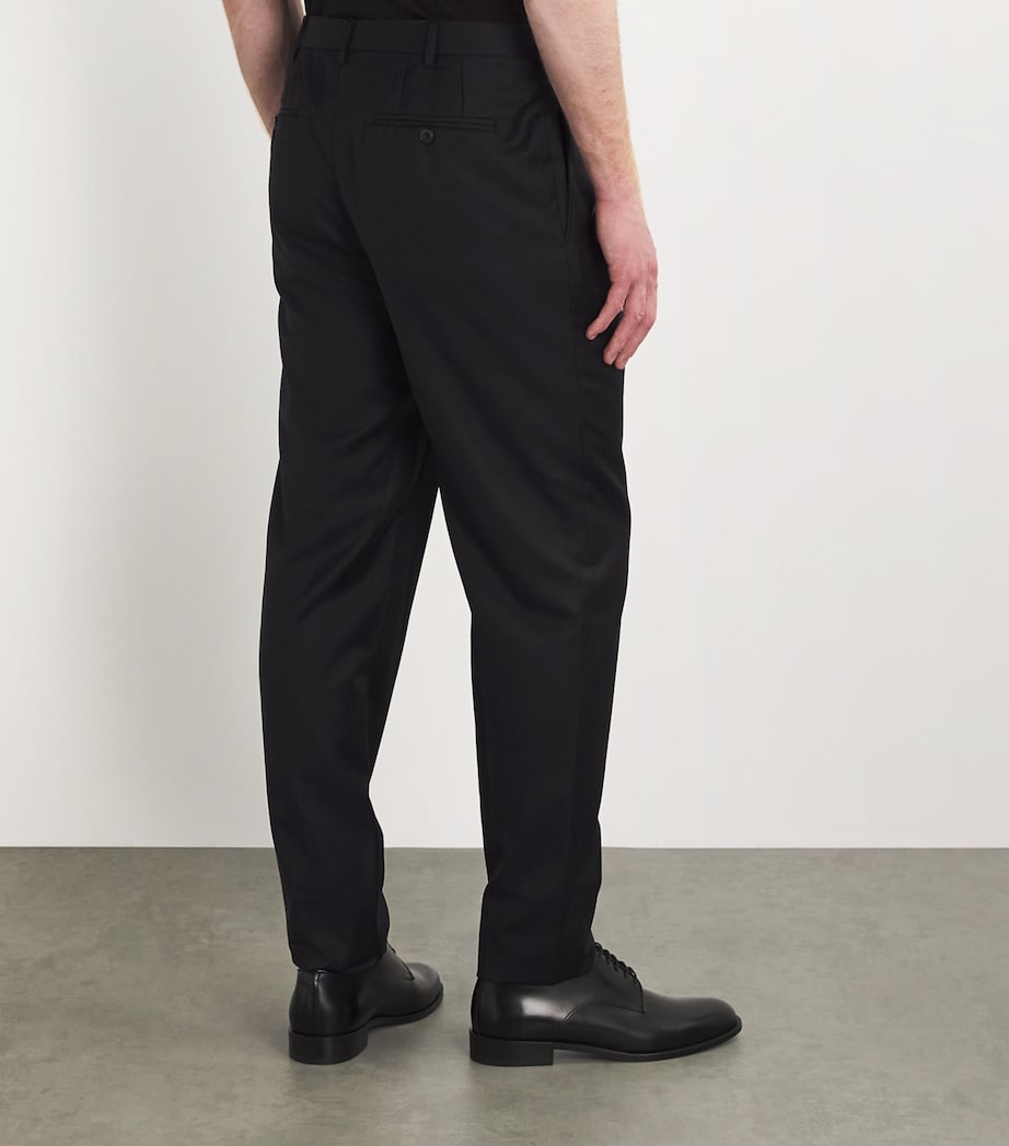 Virgin Wool Tailored Trousers UBUV Image 4