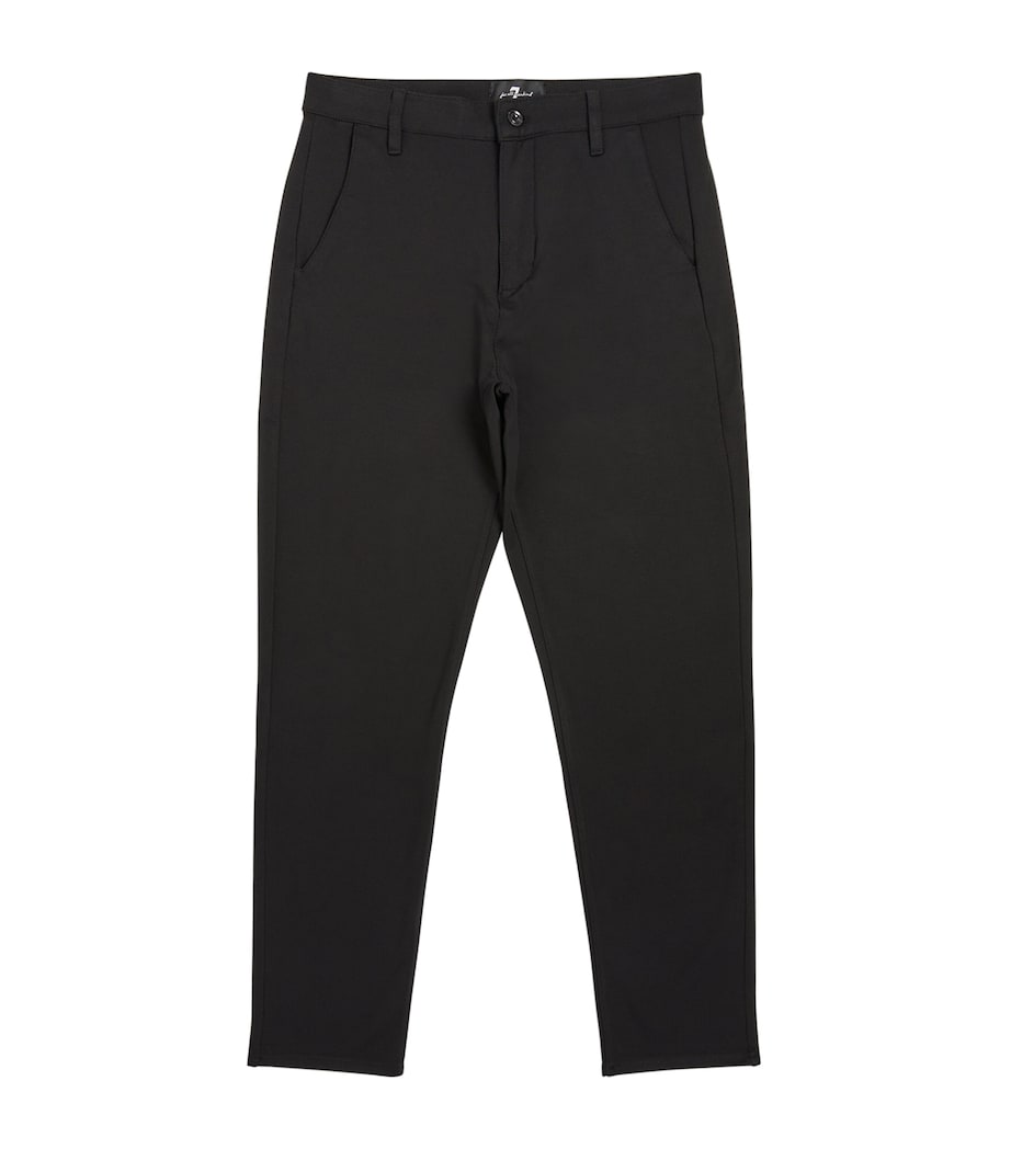 Double-Knit Travel Chinos BLACK Image 1