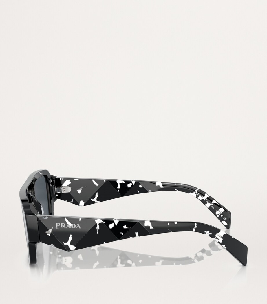 Prada Tortoiseshell Acetate Symbole Sunglasses Image 3