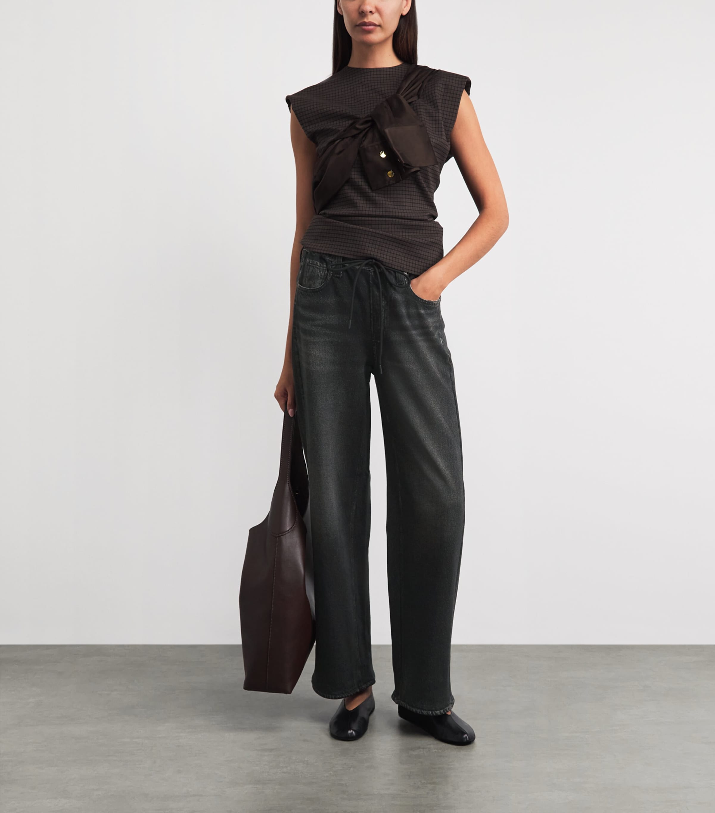 Rag & Bone Womens Miramar Terry Track Pants Wshbk Image 2