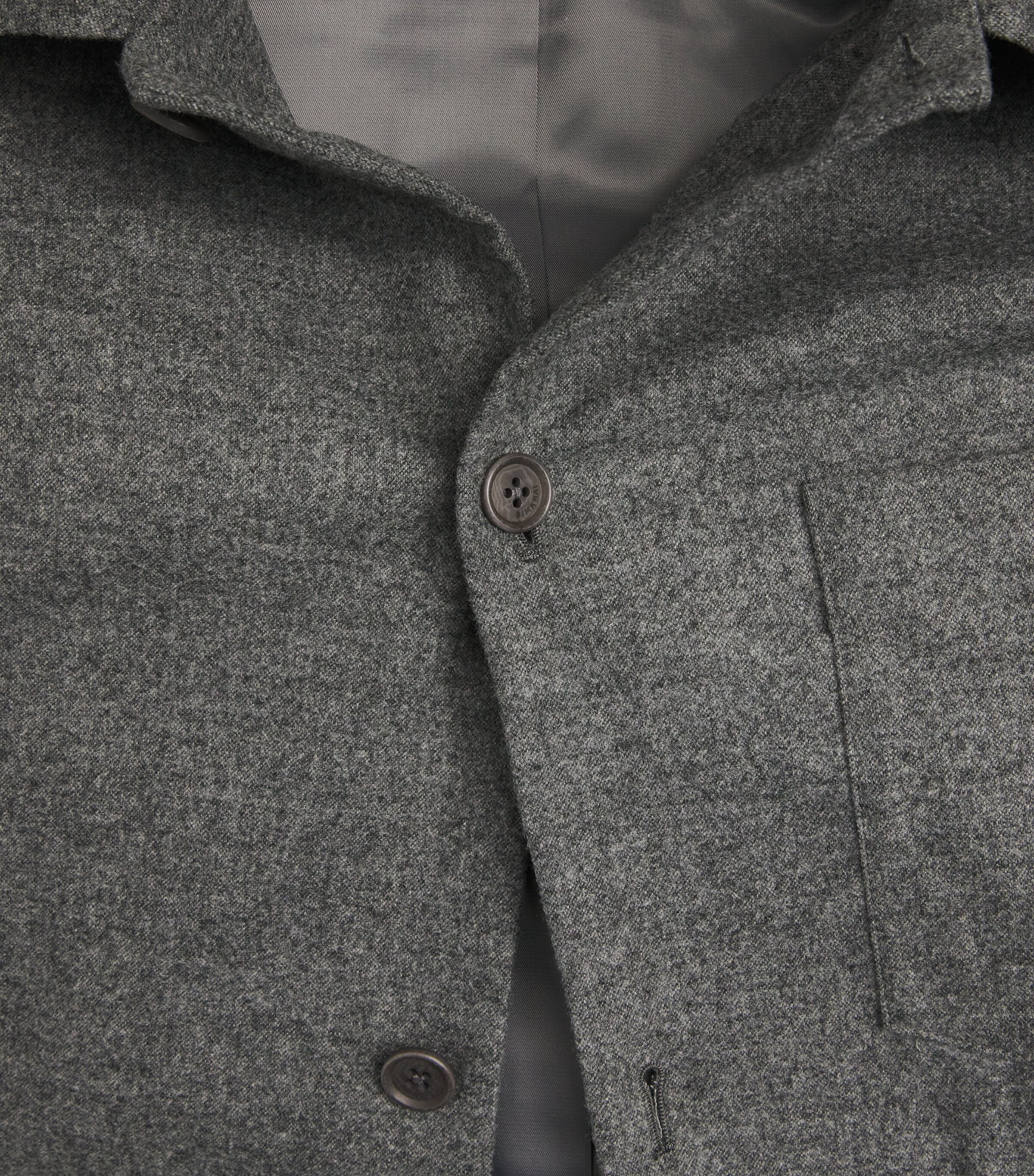Wool Ernie Shirt Jacket CHARCOAL MELANGE Image 5
