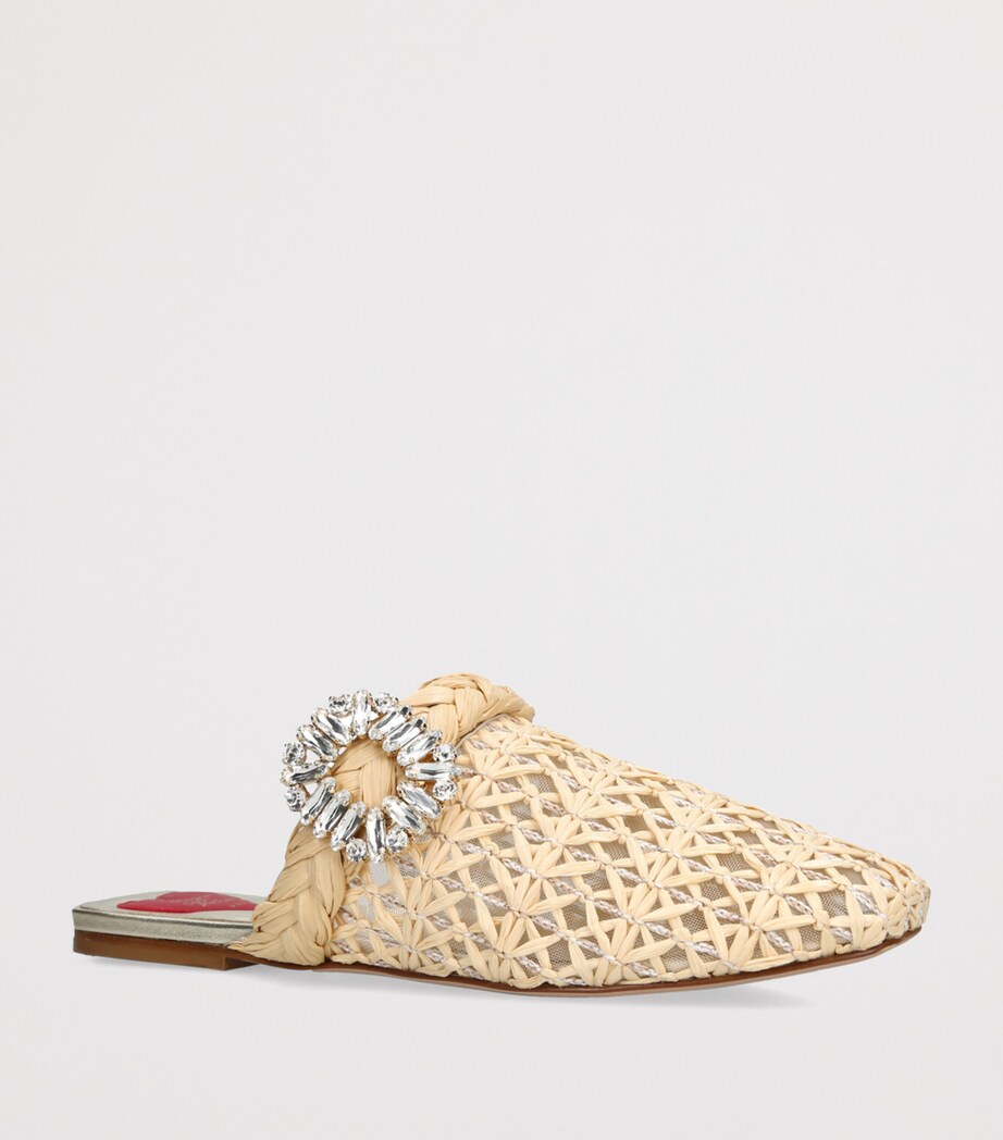Roger Vivier Bab Viv Mules Beige Comb Image 3