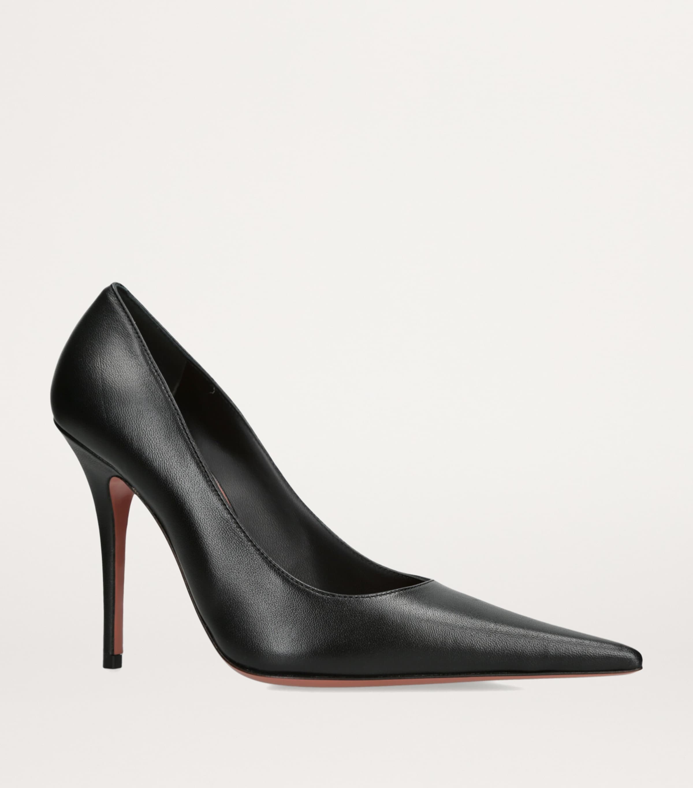 Leather Barbara Pumps 105 BLACK Image 4