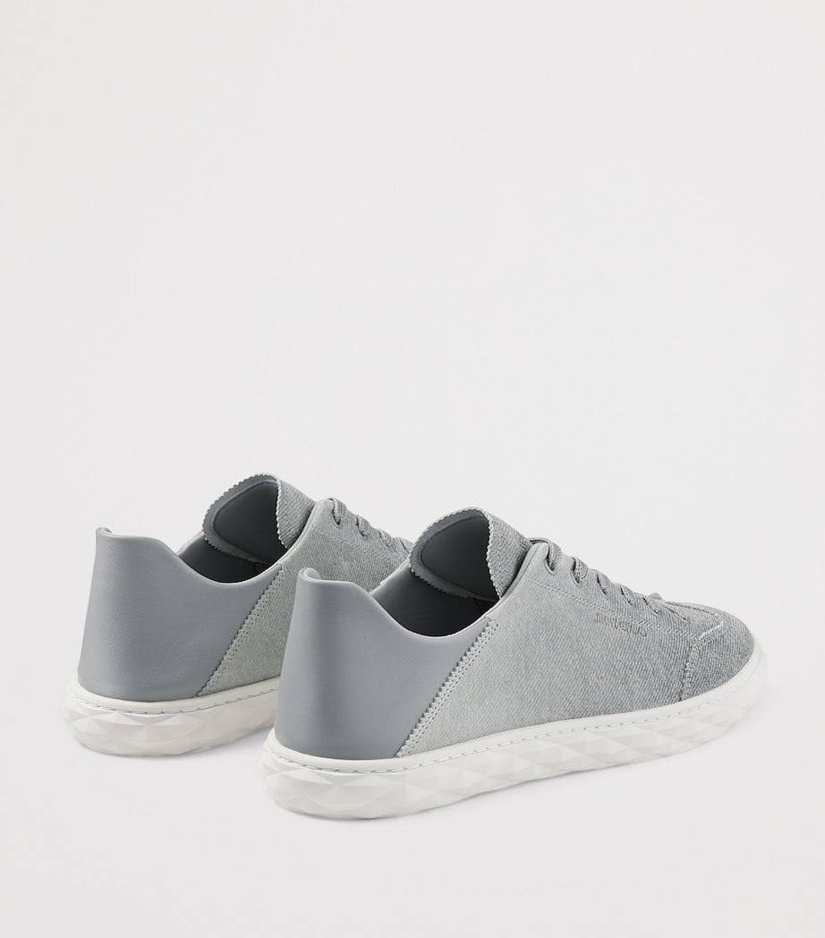 Suede-Leather Diamond Light Flex F Sneakers V DOVE MIX Image 4