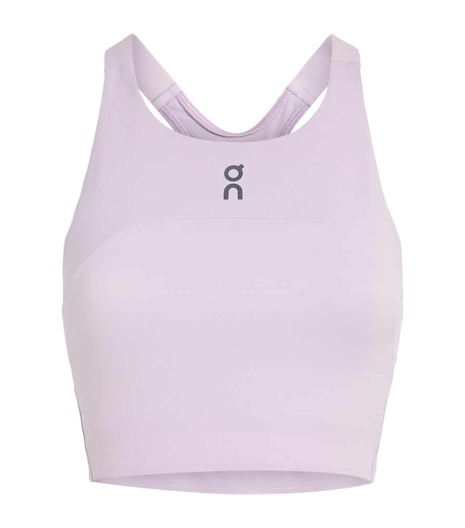On Womens Performance Crop Top Foxglove Image 1