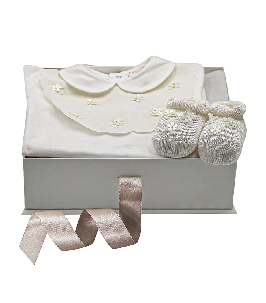 All-In-One and Booties Gift Set (3-9 Months) YFS MILK Image 1