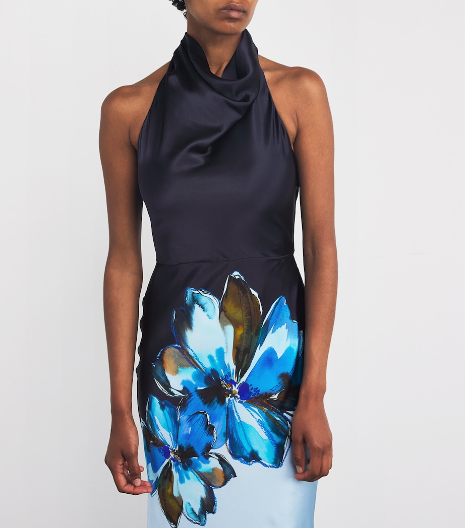 Silk Cyran Maxi Dress PRINT Image 6