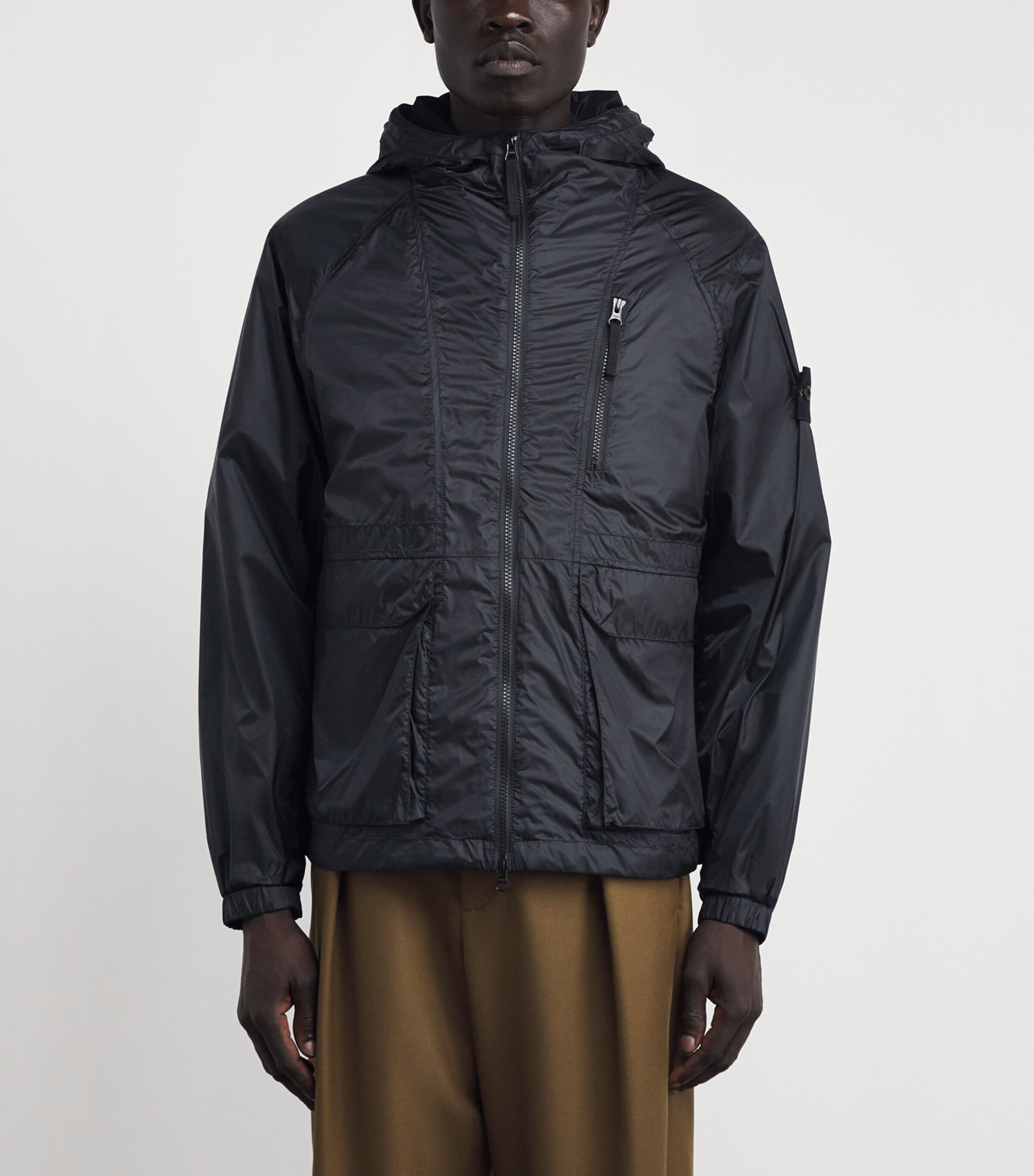 Stone Island Mens Ripstop Hooded Jacket Image 4
