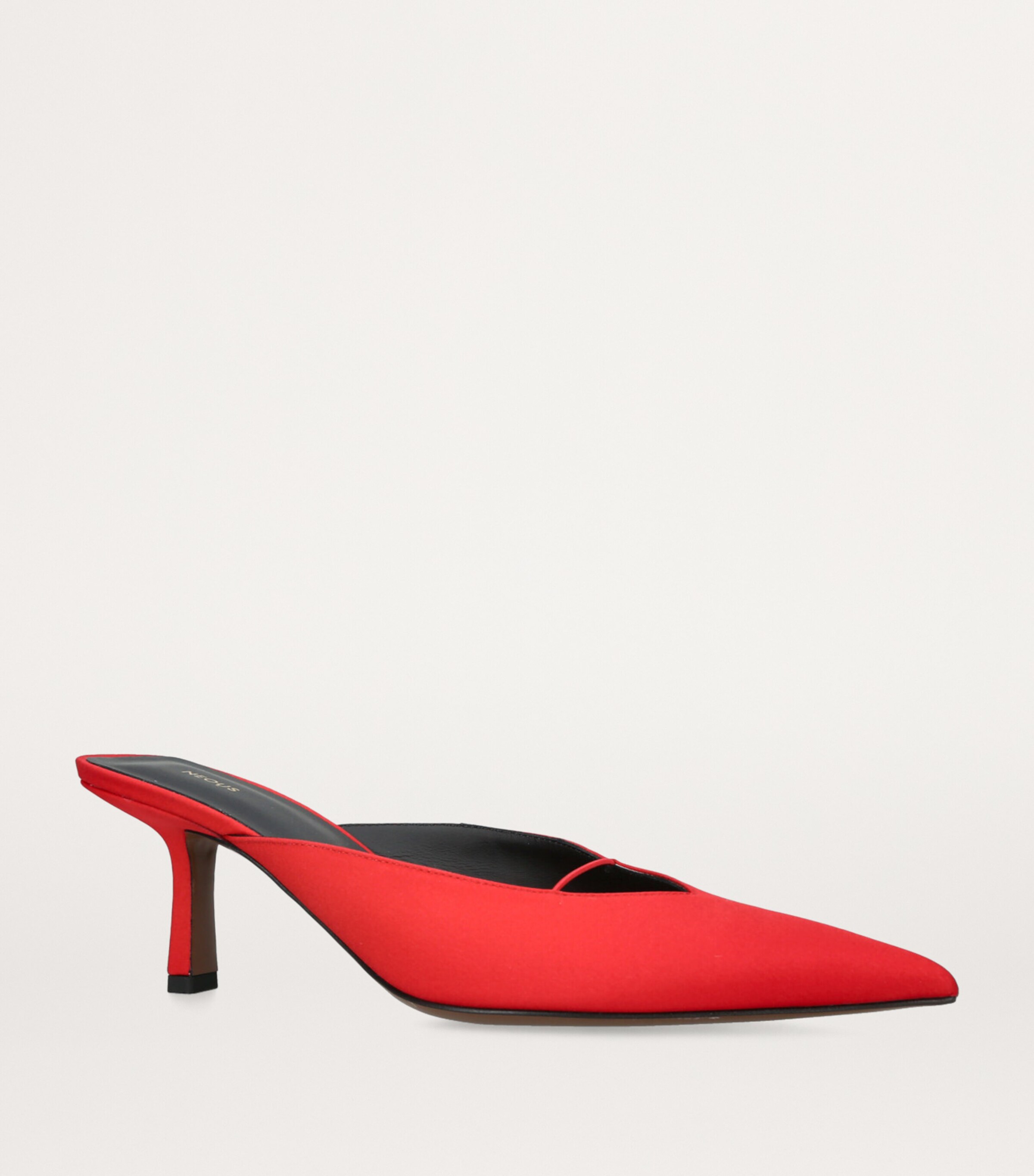 Matar Heeled Mules 65 RED Image 4
